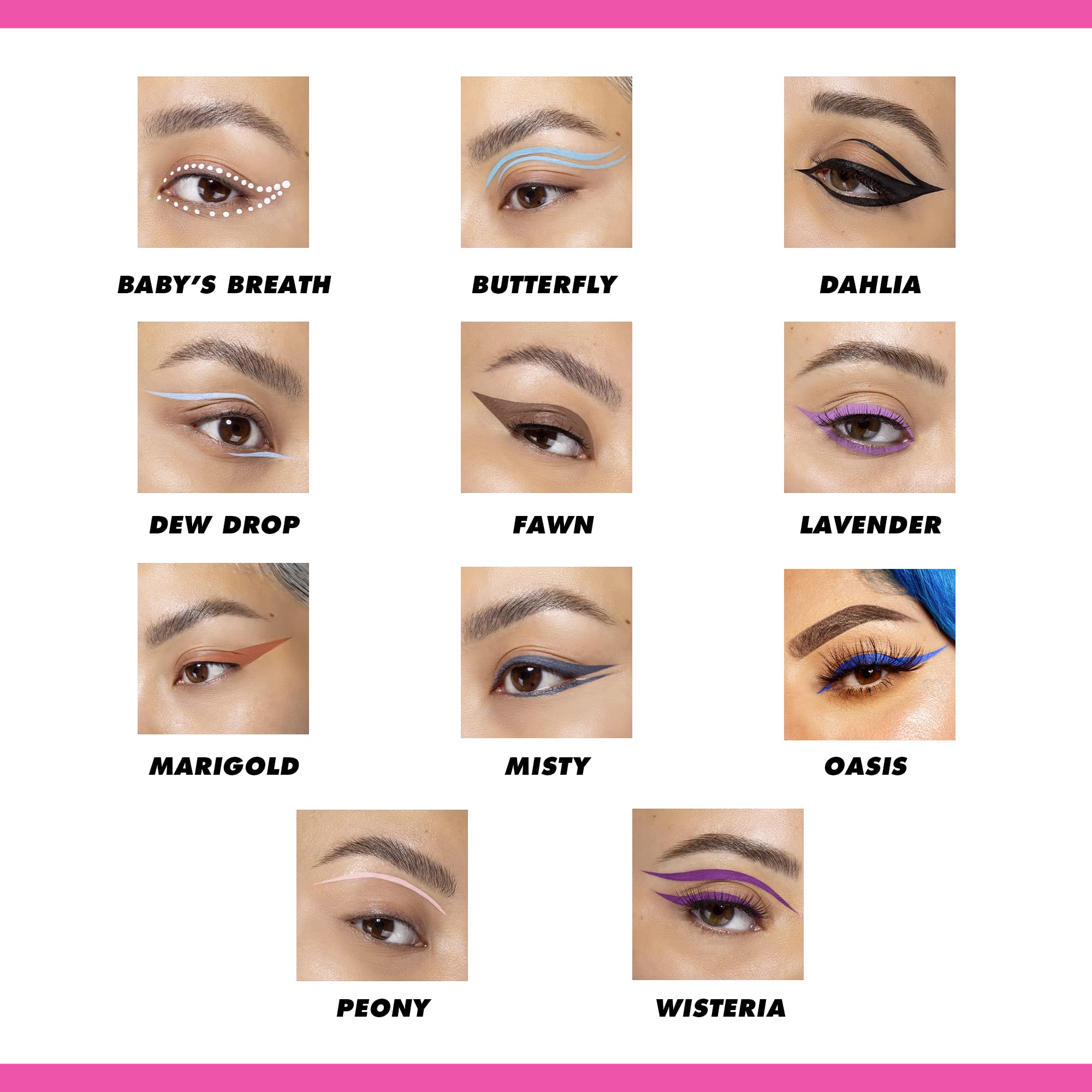 Lime Crime Venus Pigmented Liquid Eyeliner with Precision Brush, Butterfly (Bright Aqua) - Ultra Matte Water-Based Formula is Long-Lasting, Smudge-Proof & Quickly Dries - Vegan & Cruelty-Free