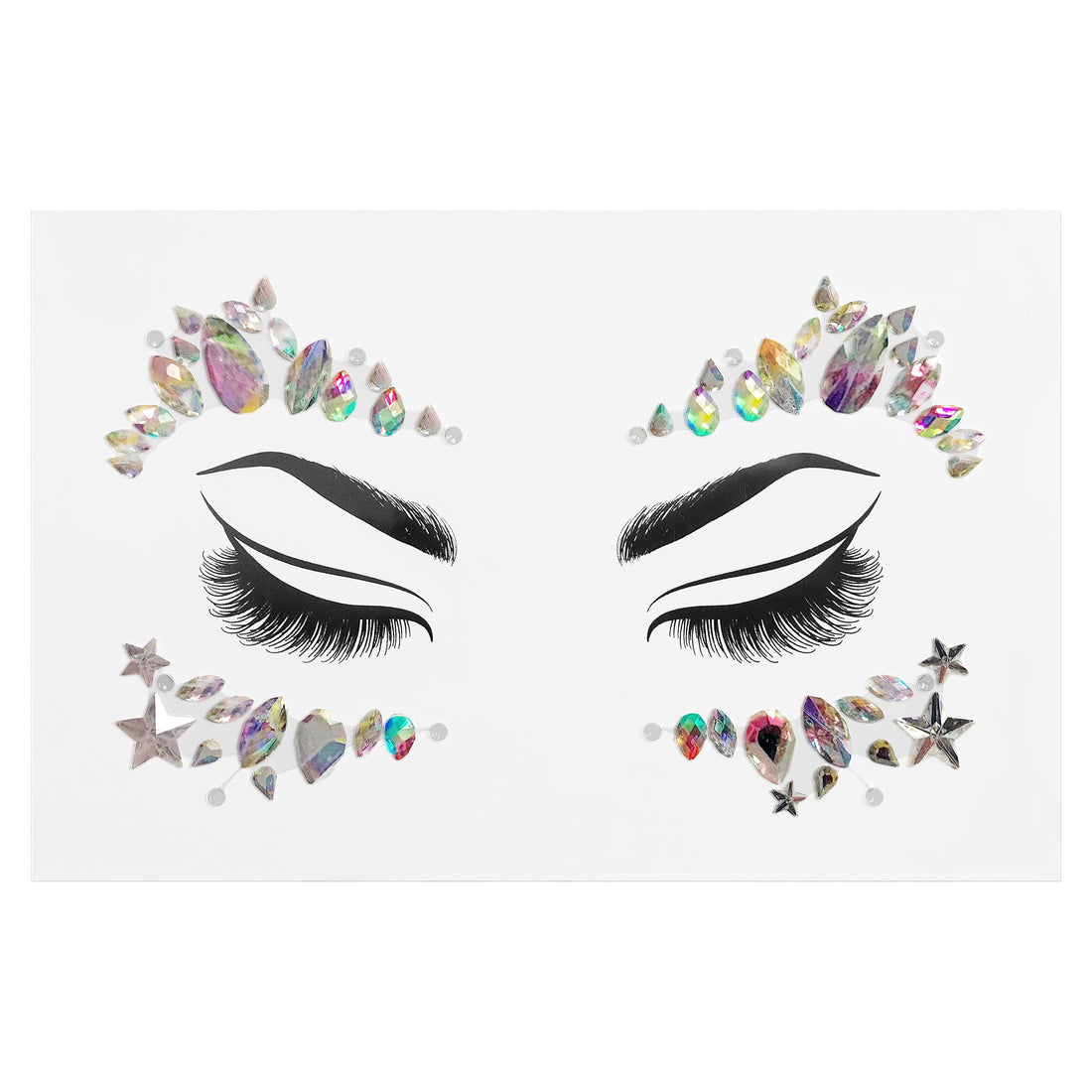 wet n wild Fantasy Makers Gem Face Mask, Face Crystals, Face Jewels, Face Gems, Face Gems, Rhinestone For Party, Fave, Festival, Dress Up, Temporary Tattoo Stickers, Cosmic Queen