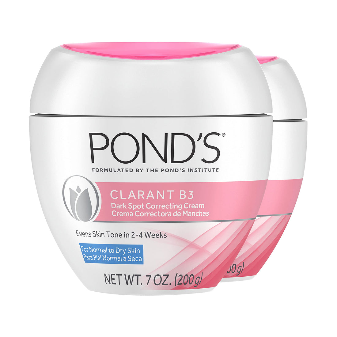POND'S Dark Spot Corrector Clarant B3 Normal To Dry Skin Lotion, 7 Oz, Pack Of 2: 14 Ounce