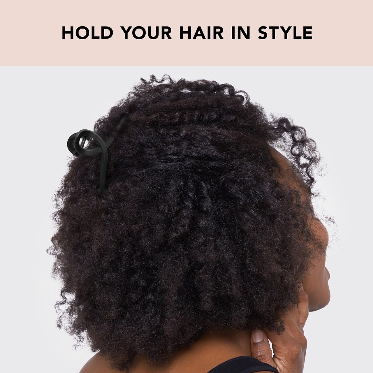 Kitsch Recycled Plastic Classic Claw Clips for Hair, Large Hair Clips for Women, Loop Hair Claw Clips for Thick Hair Thin Hair, Claw Hair Clips, Hair Accessories for Women - 2pc Set