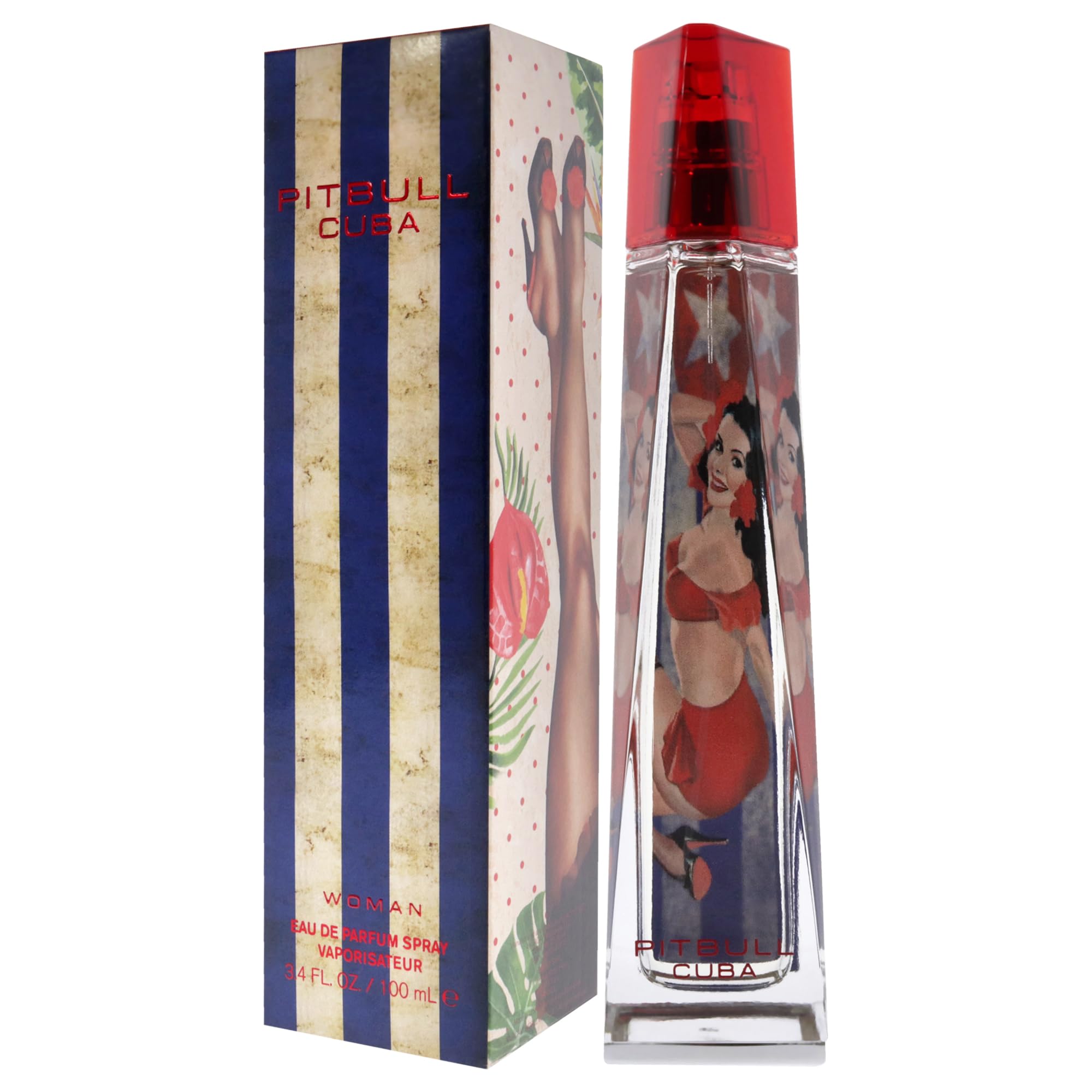 Pitbull Cuba For Women 3.4 oz EDP Spray By Pitbull