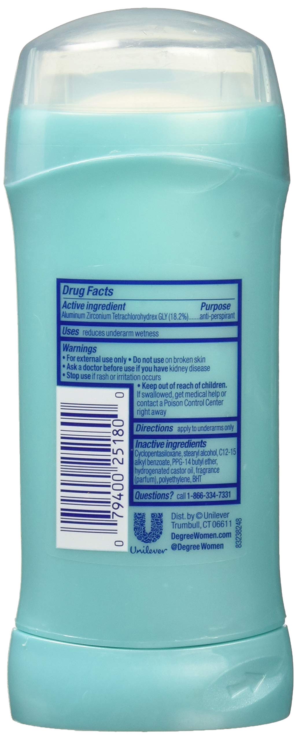 Degree Degree Deod Inv Sld Sheer Size 2.6z Degree Women Invisible Solid Sheer Powder Deodorant