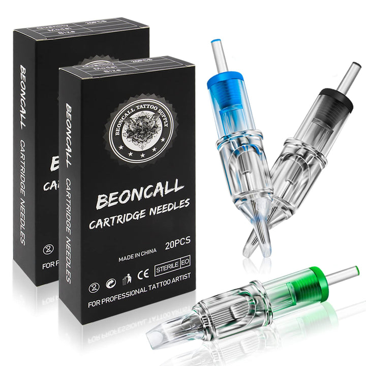 Tattoo Cartridge Needles-Tazay 80pcs Cartridge Tattoo Needles Mixed Size 3RL 5RL 7RL 9RL 7M1 9M1 7RS 9RS For Tattoo Machines, Tattoo Kit And Tattoo Supply