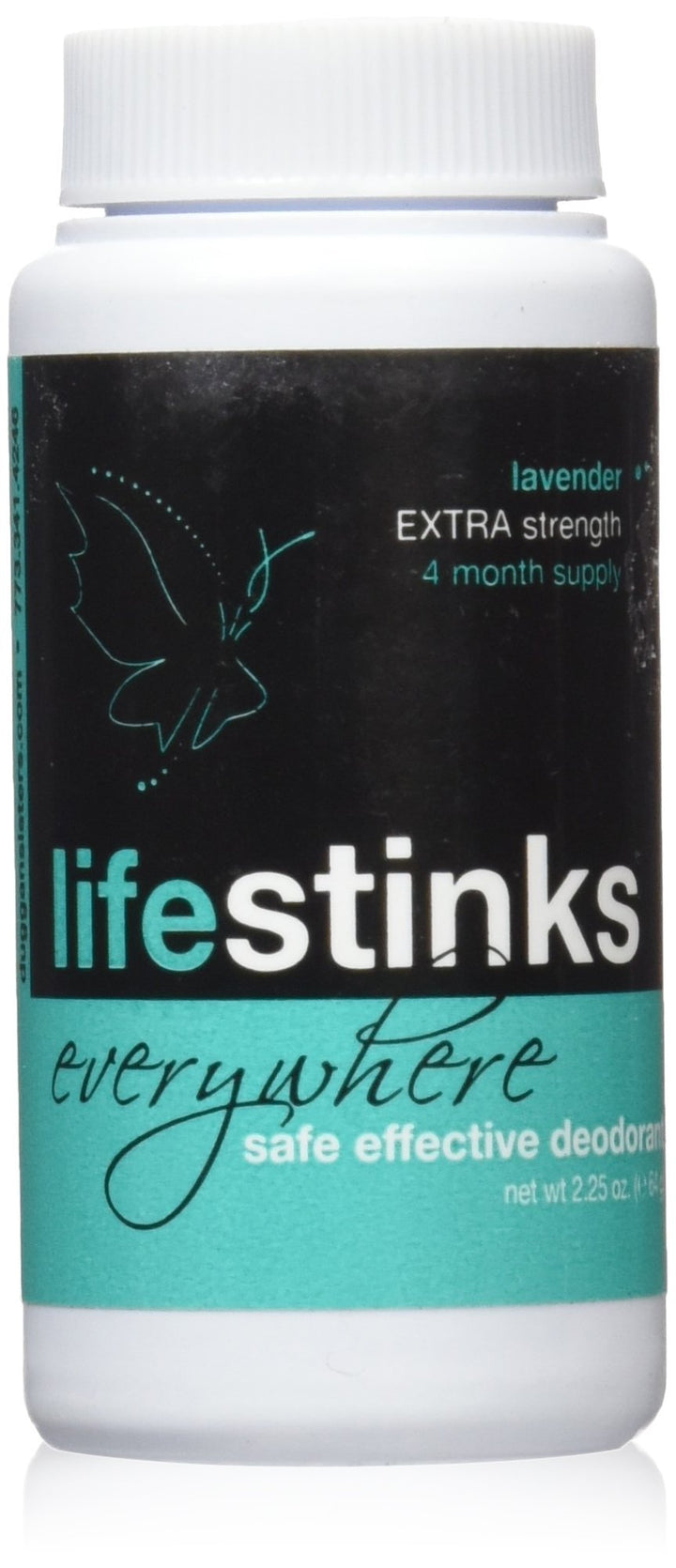 Duggan Sisters Extra Strength Lavender Travel Deodorant 2.25oz Deodorant Aluminum Free