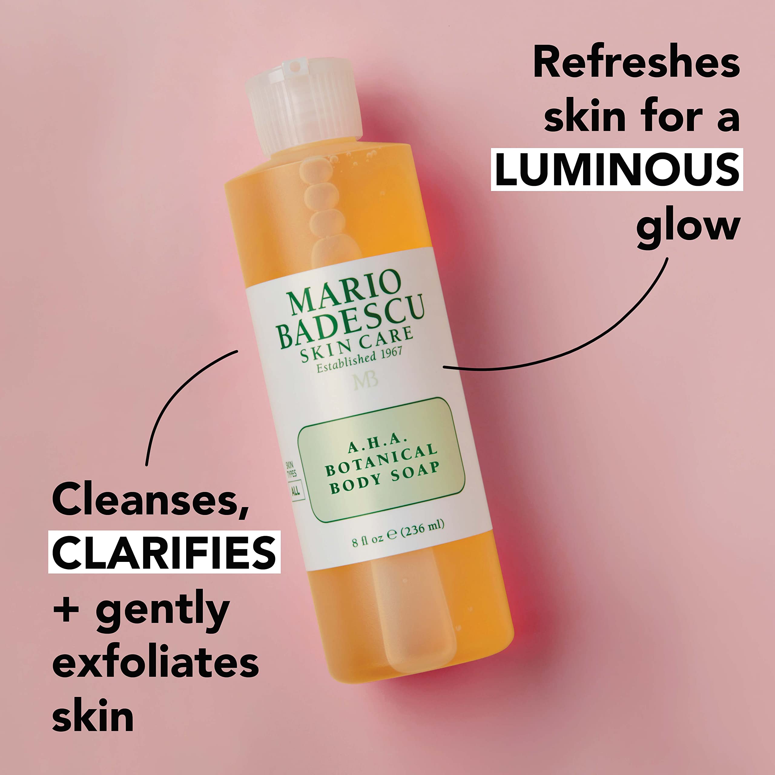 Mario Badescu A.H.A. Botanical Body Soap, 16 oz.