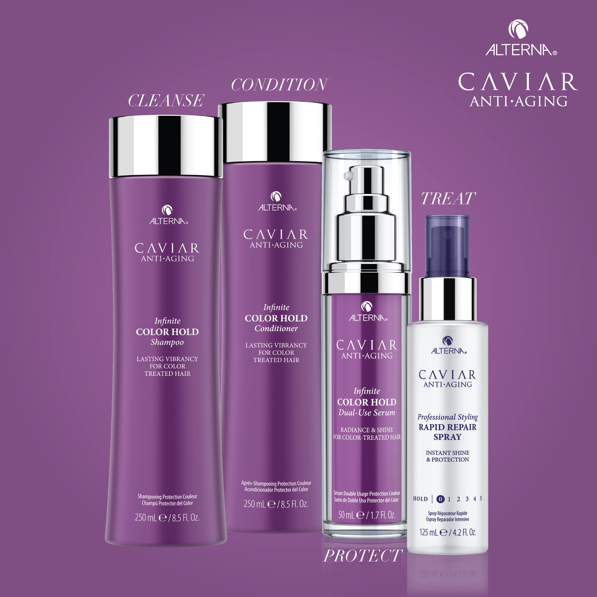 Alterna Caviar Anti-Aging Infinite Color Hold Dual-Use Serum, 1.7 Fl Oz | Leave-in Treatment, Color Preserving Mask | Sulfate Free