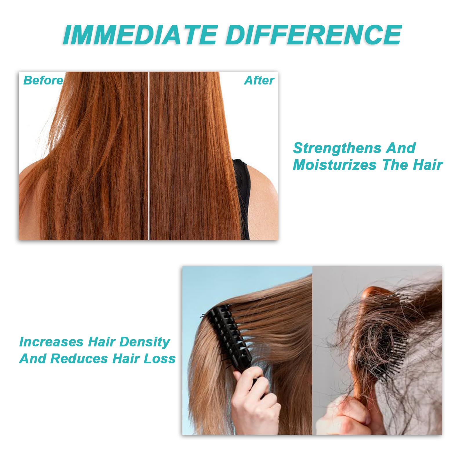 MHSH Rice Water Shampoo and Conditioner for Hair Growth & Strengthening, 95g Shampoo Bar & 60g Conditioner Soap for All Hair Types, Paraben & Sulfate Free