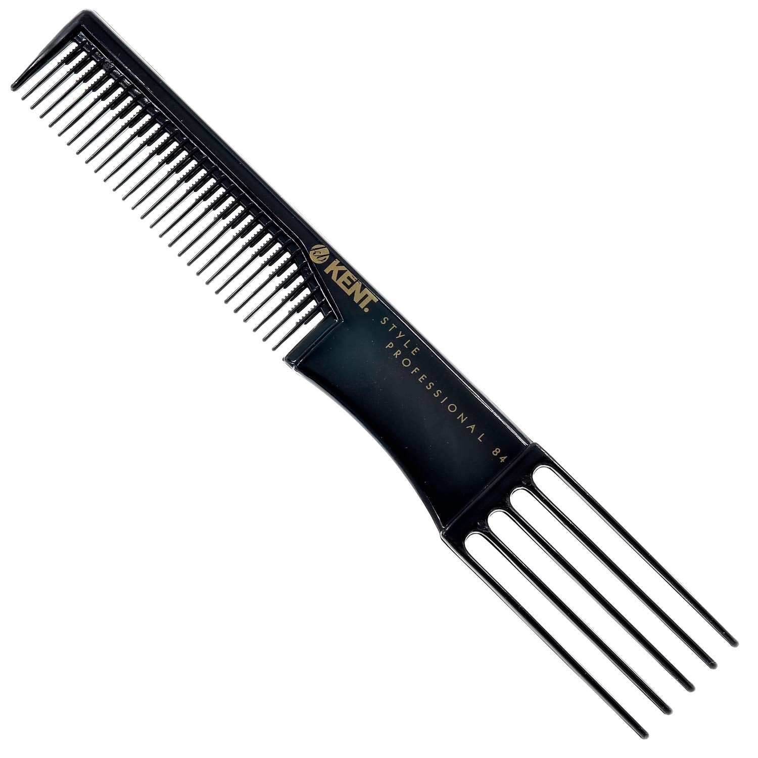 Kent Texturizing and Backcombing Comb, Black
