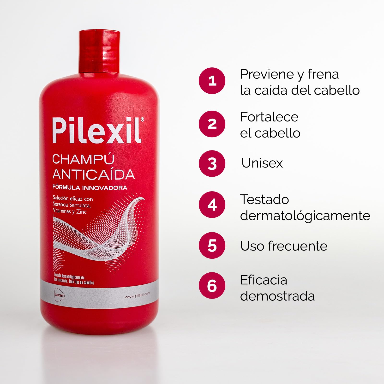 PILEXIL LACER Champ Anticada 900 ml