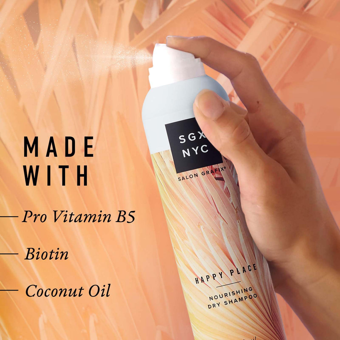 Sgx Nyc, Happy Place, Nourishing Dry Shampoo, A Reset Button For Your Hair (6.5 Ounce)