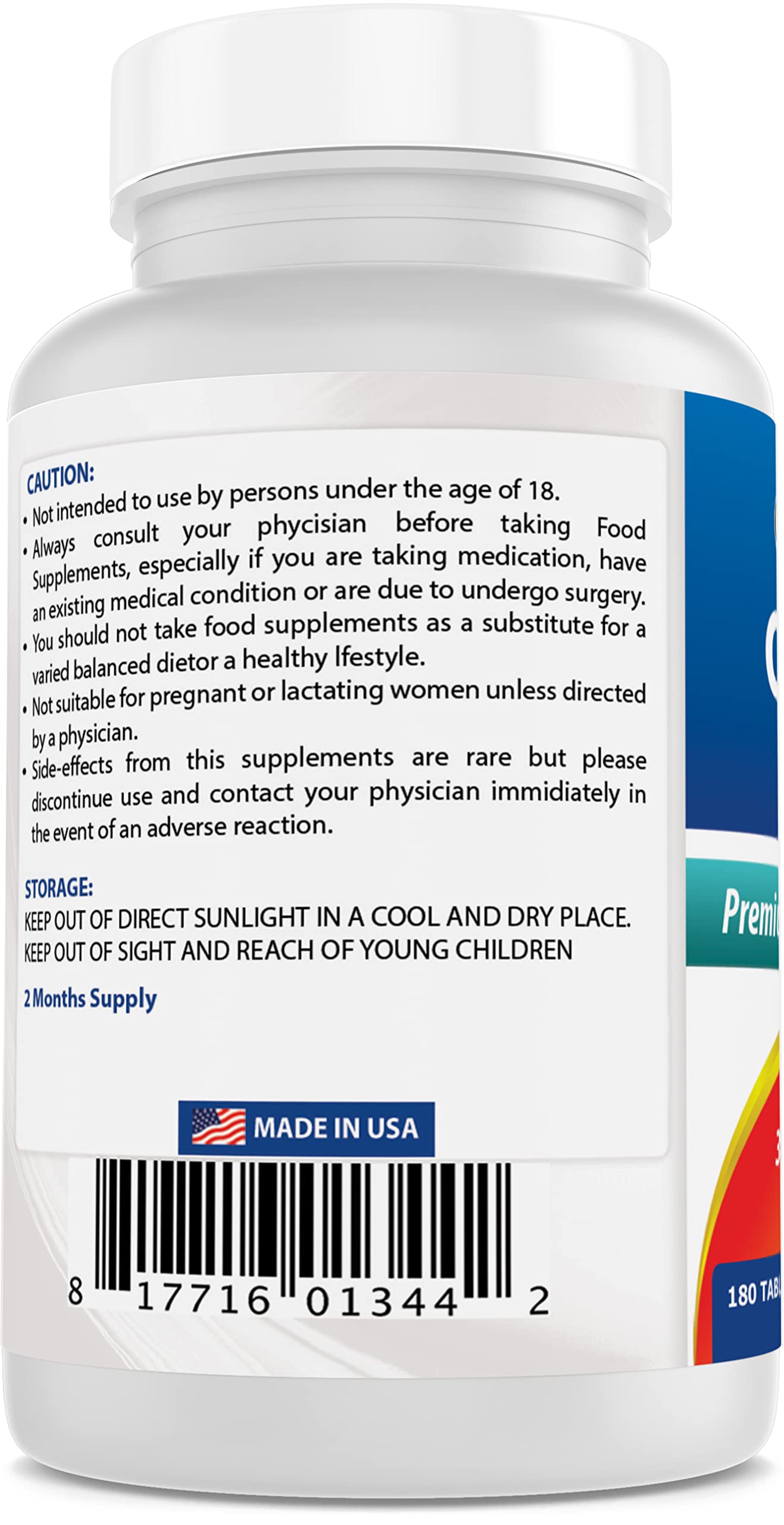 #1 CAL MAG ZINC by Best Naturals - Essential Mineral Complex - Manufactured in a USA Based GMP Certified Facility and Third Party Tested for Purity. Guaranteed!!, 180 Tablets