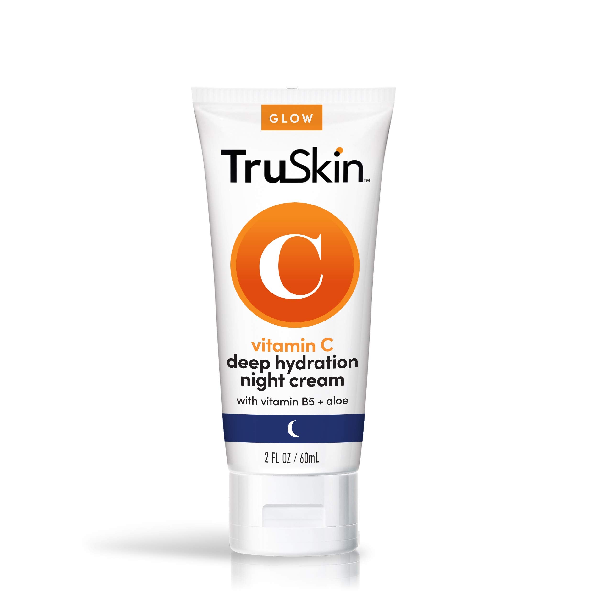 TruSkin Vitamin C Night Cream – Skin’s Natural Collagen Supporting Blend with Cocoa Butter, Vitamin B5, Botanical Essential Oils – Brightening and Hydrating Face & Neck, Firmer-Feeling Skin, 2 fl oz
