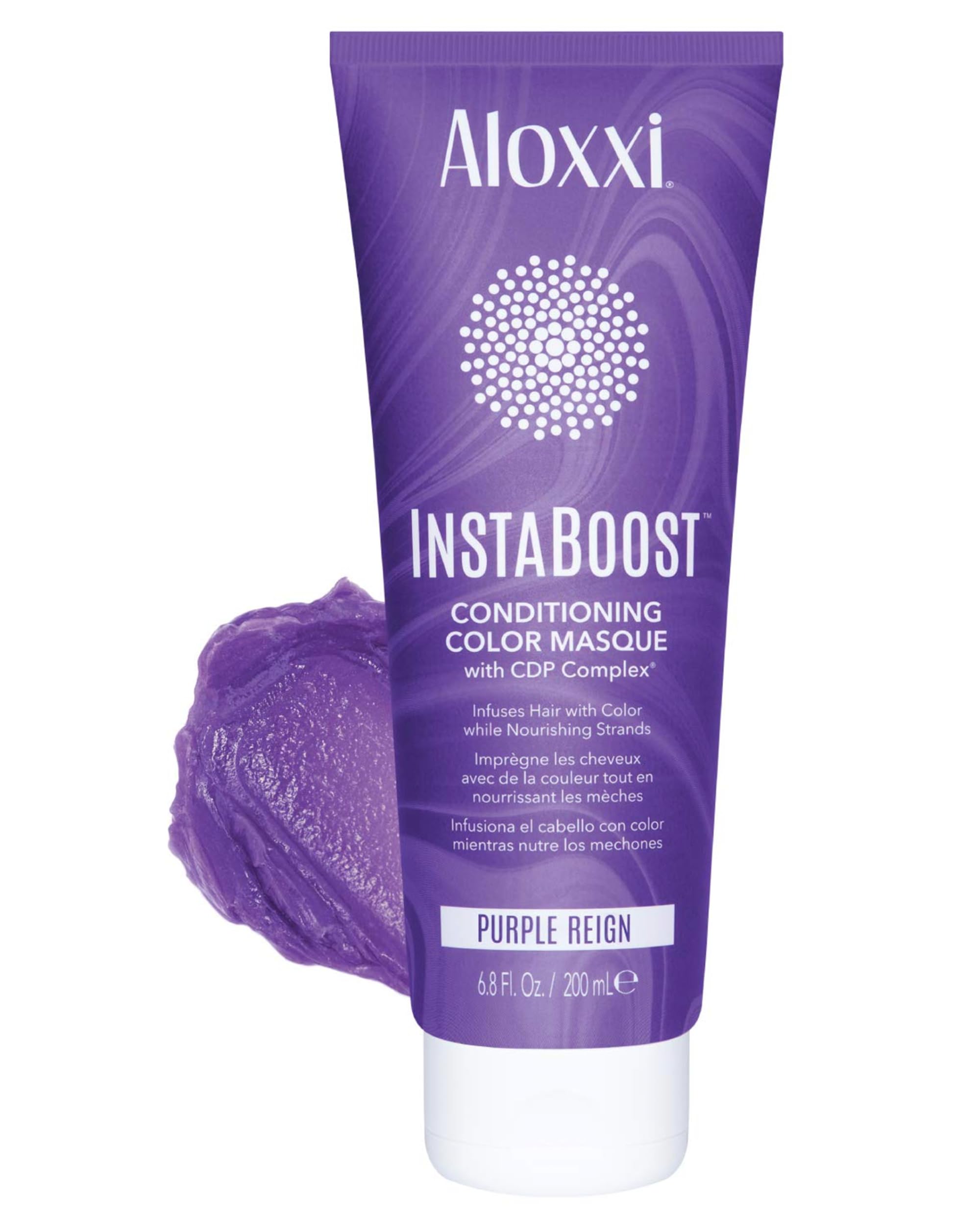 Aloxxi Instaboost Conditioning Color Masque, Purple Reign, 6.8 Fl Oz