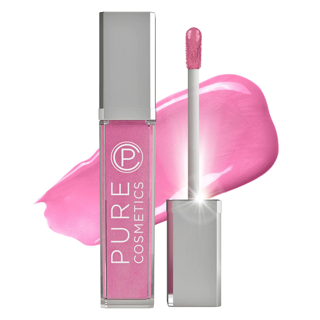 LED LIP GLOSS - PURE ILLUMINATION - Party Girl Pink - Push Button