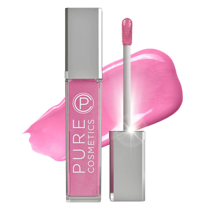 LED LIP GLOSS - PURE ILLUMINATION - Party Girl Pink - Push Button
