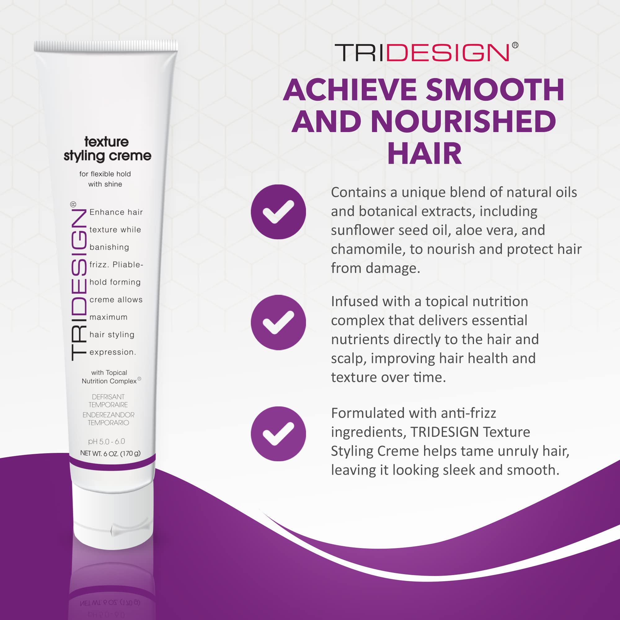 TRIDESIGN Texture Styling Crème with Topical Nutrition Complex 6oz/199g