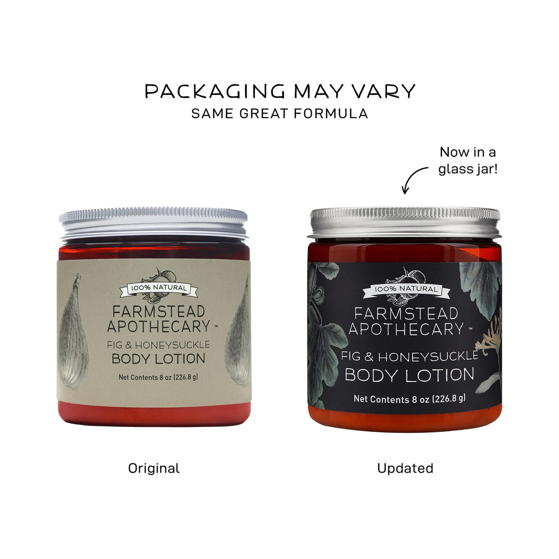 Farmstead Apothecary Body Lotion, Fig Honey 8 oz