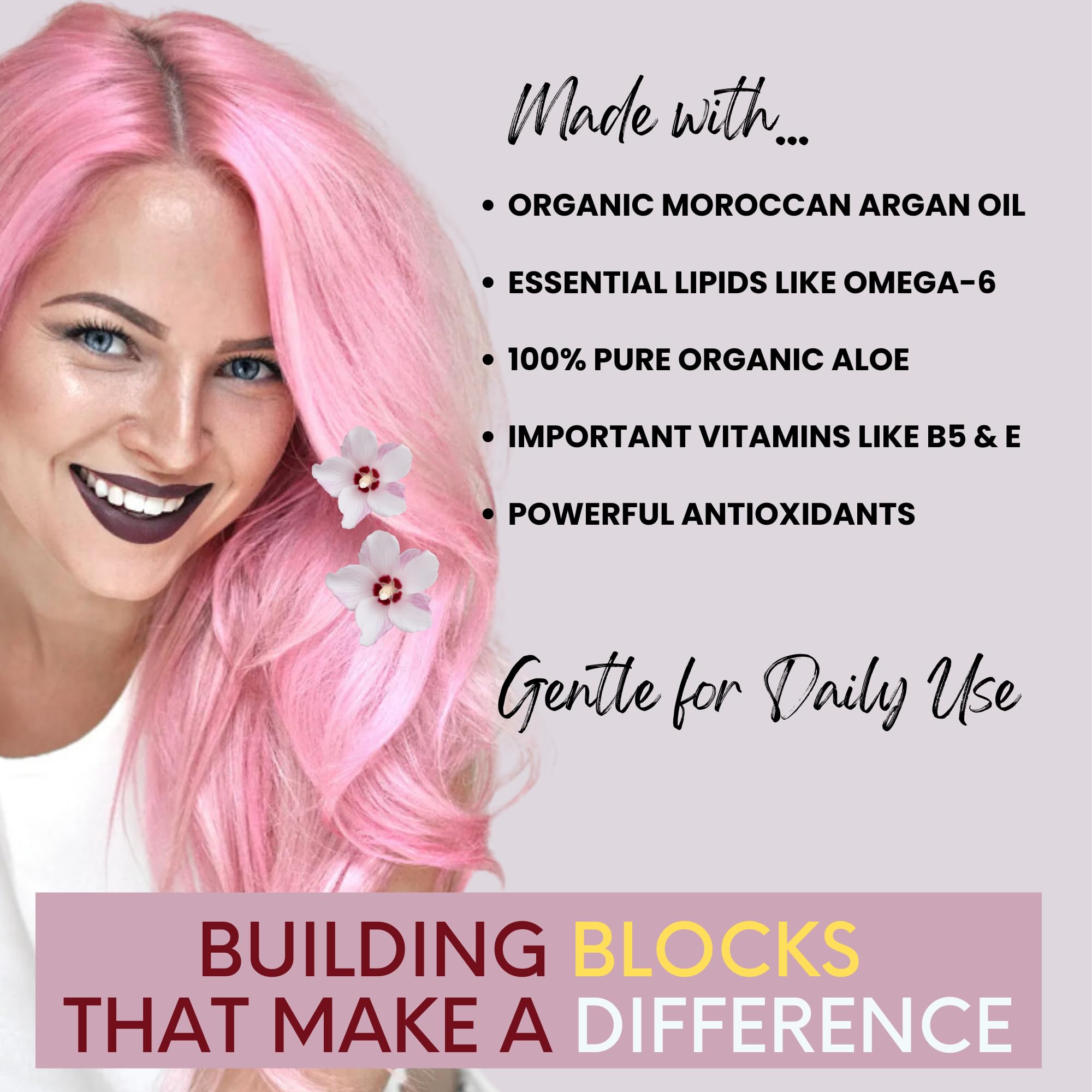 DermOrganic Leave-in Treatment for Hair with Argan Oil - Repair, Protect, Shine, 4 fl.oz. (Pack of 2)