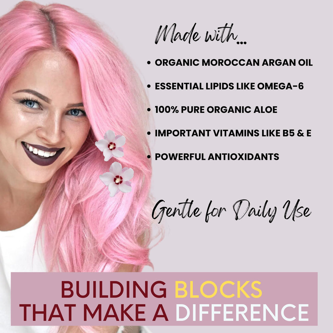 DermOrganic Leave-in Treatment for Hair with Argan Oil - Repair, Protect, Shine, 4 fl.oz. (Pack of 2)