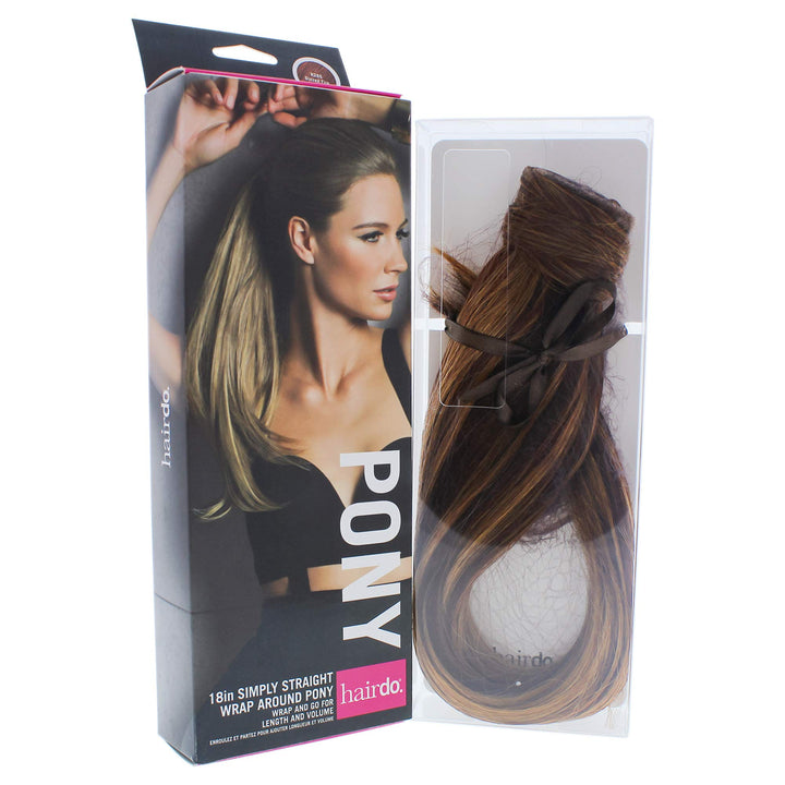Hairdo Simply Straight Pony - R28S Glazed Fire For Women 18 Inch Hair Extension