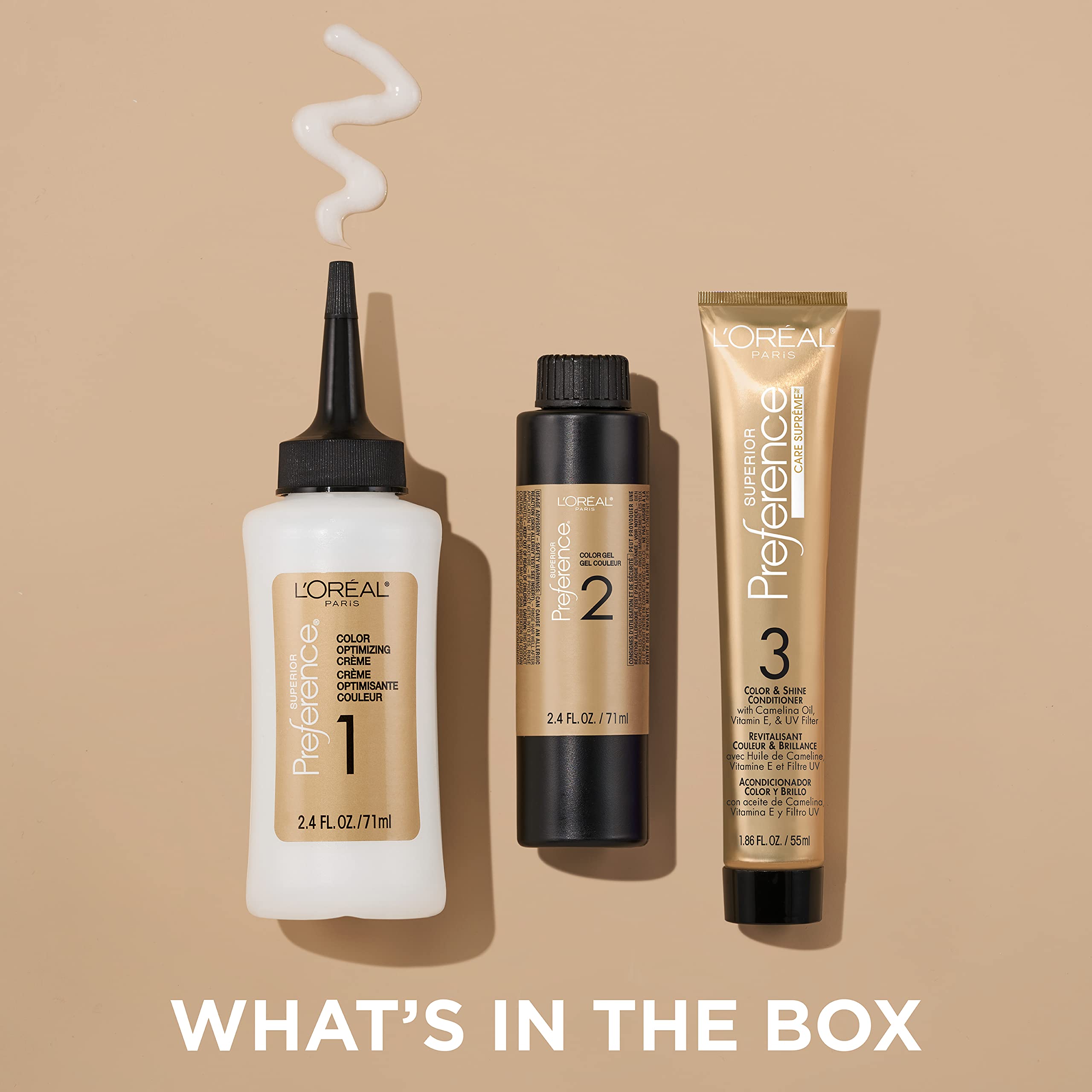 L'Oreal Paris Superior Preference Fade-Defying + Shine Permanent Hair Color, 9.5NB Lightest Natural Blonde, Pack of 1, Hair Dye