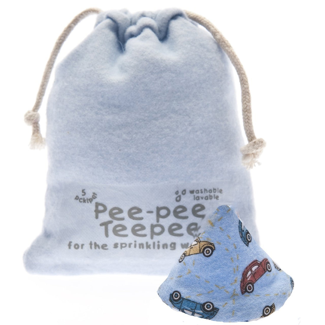 Beba Bean Pee-Pee Teepee Cars Blue - Laundry Bag, PT3022-3