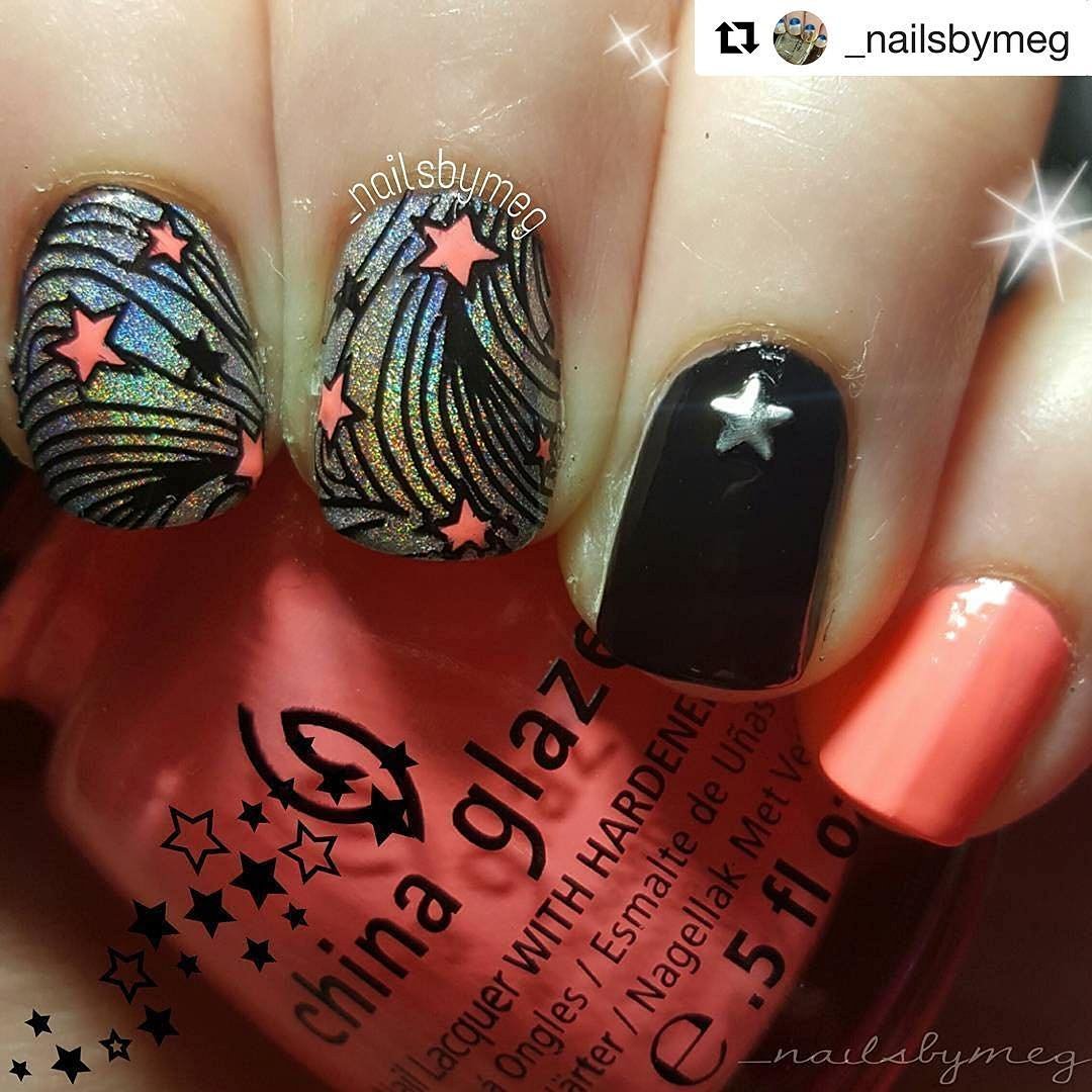 PUEEN Nail Art Stamping Plate - Visual Wonderland 01 - Theme Park Collection 125x65mm Unique Nailart Polish Stamping Manicure Image Plates Accessories Kit - BH000714