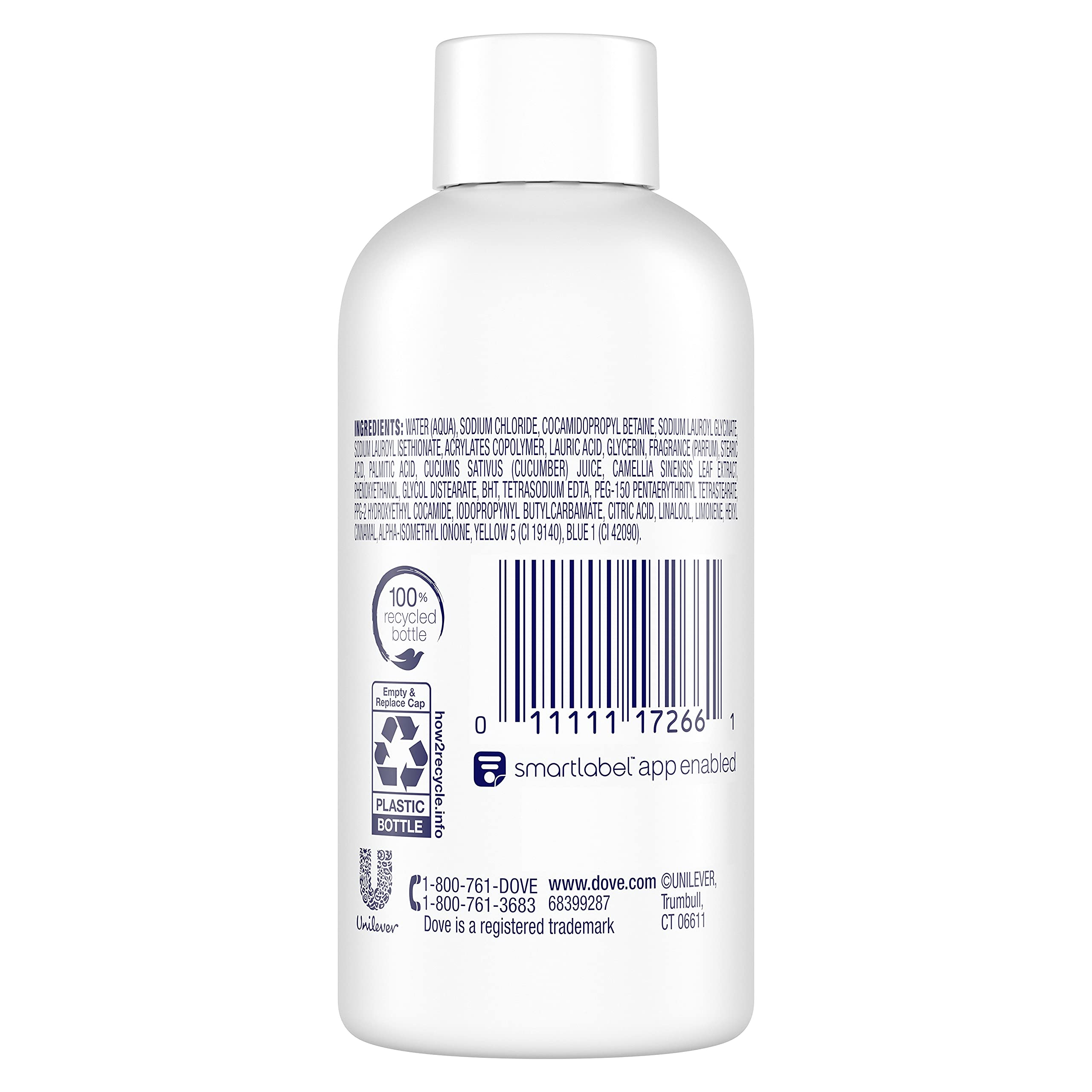 Dove Go Fresh Body Wash Cucumber And Green Tea 3 Ounce (Pack of 24)