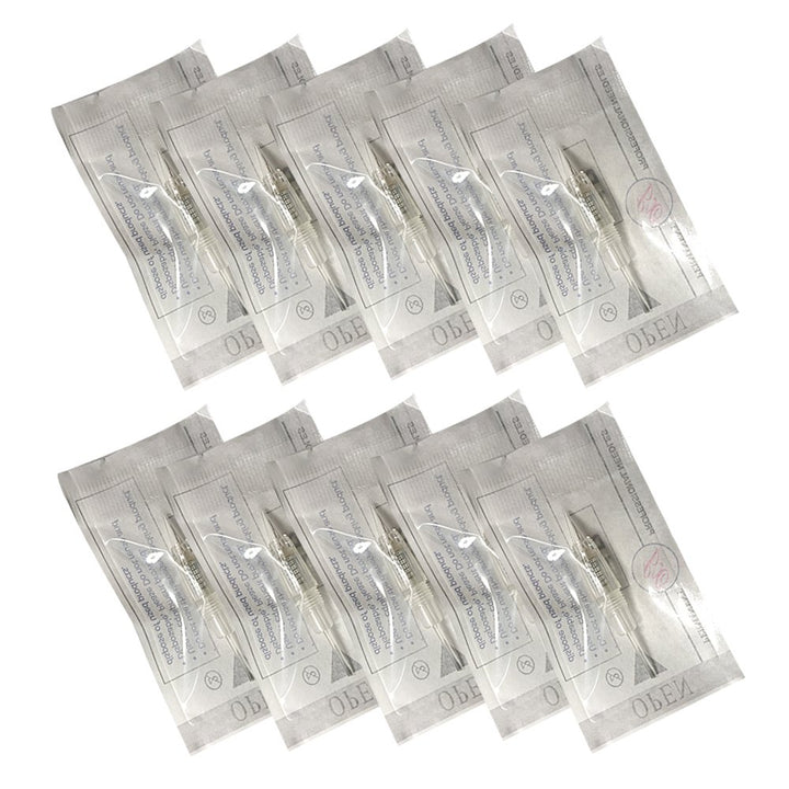 Needles, 5R: Pinkiou Eyebrow Tattoo Machine Permanent Makeup Pen Microblading Pen with Needles (Needles, 5R)