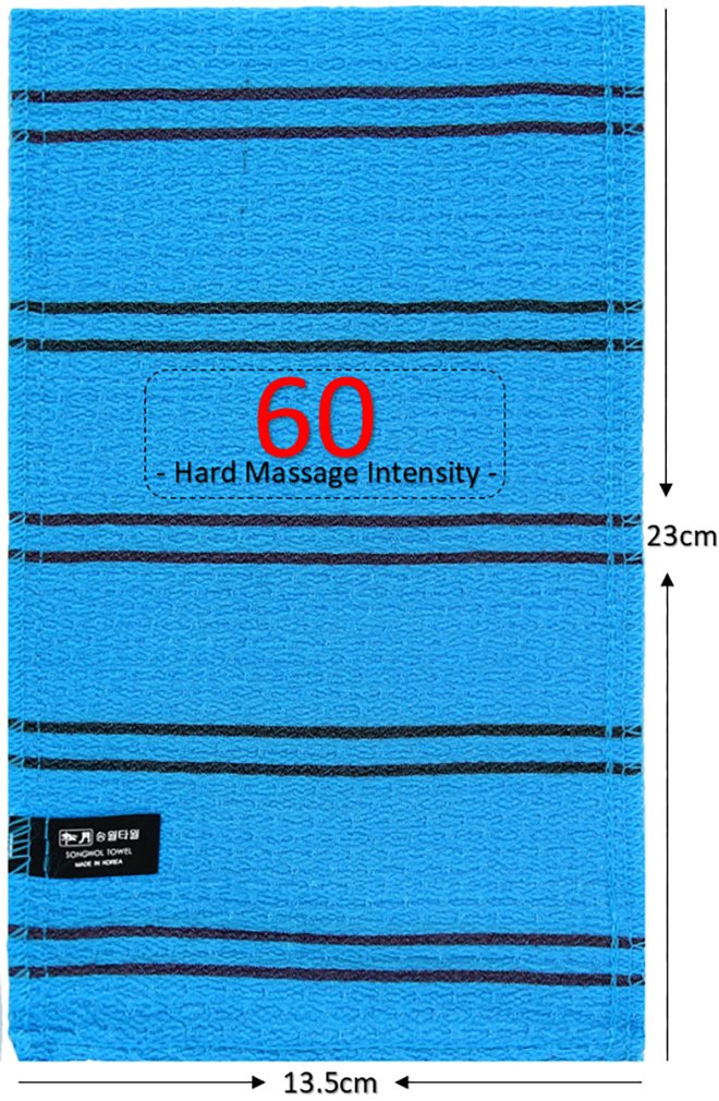 Songwol Towel (Hard) 9 - Korean Beauty Skin Exfoliating Bath Scrub Gloves.(4pcs)