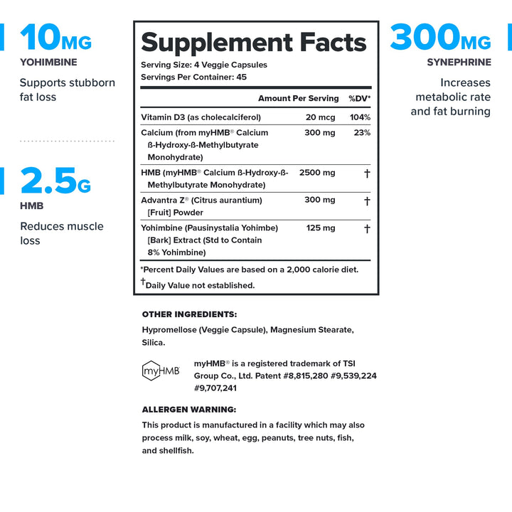 LEGION Forge Fasted Fat Burner - Thermogenic Fat Burner, Target Stomach Fat and Trim Belly Fat with Yohimbe, HMB Supplement, Choline. All Natural, 45 Servings.…, 180 Count (Pack of 1)
