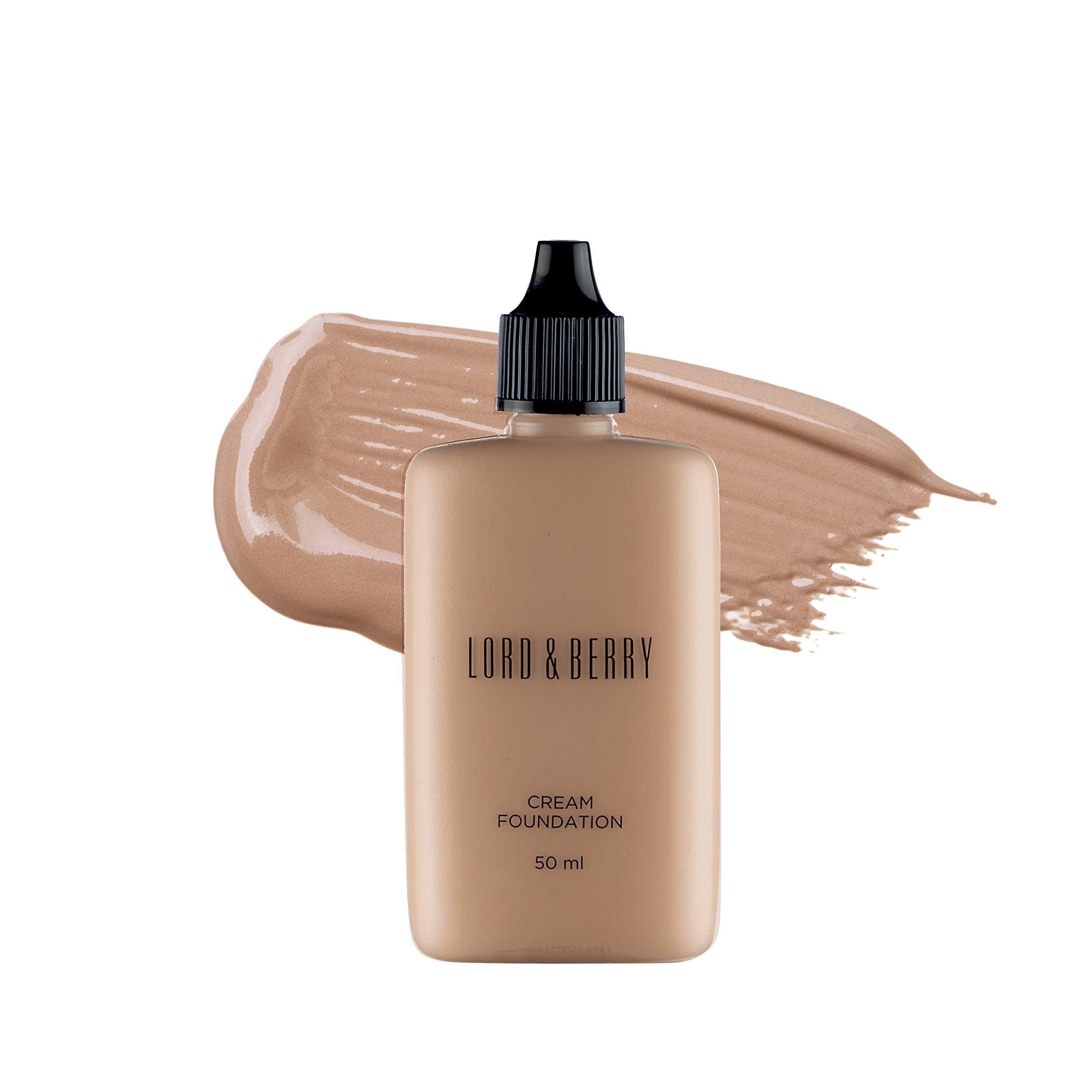 Lord & Berry CREAM FOUNDATION Fluid Foundation, Beige Nude ,1.69 Fl oz