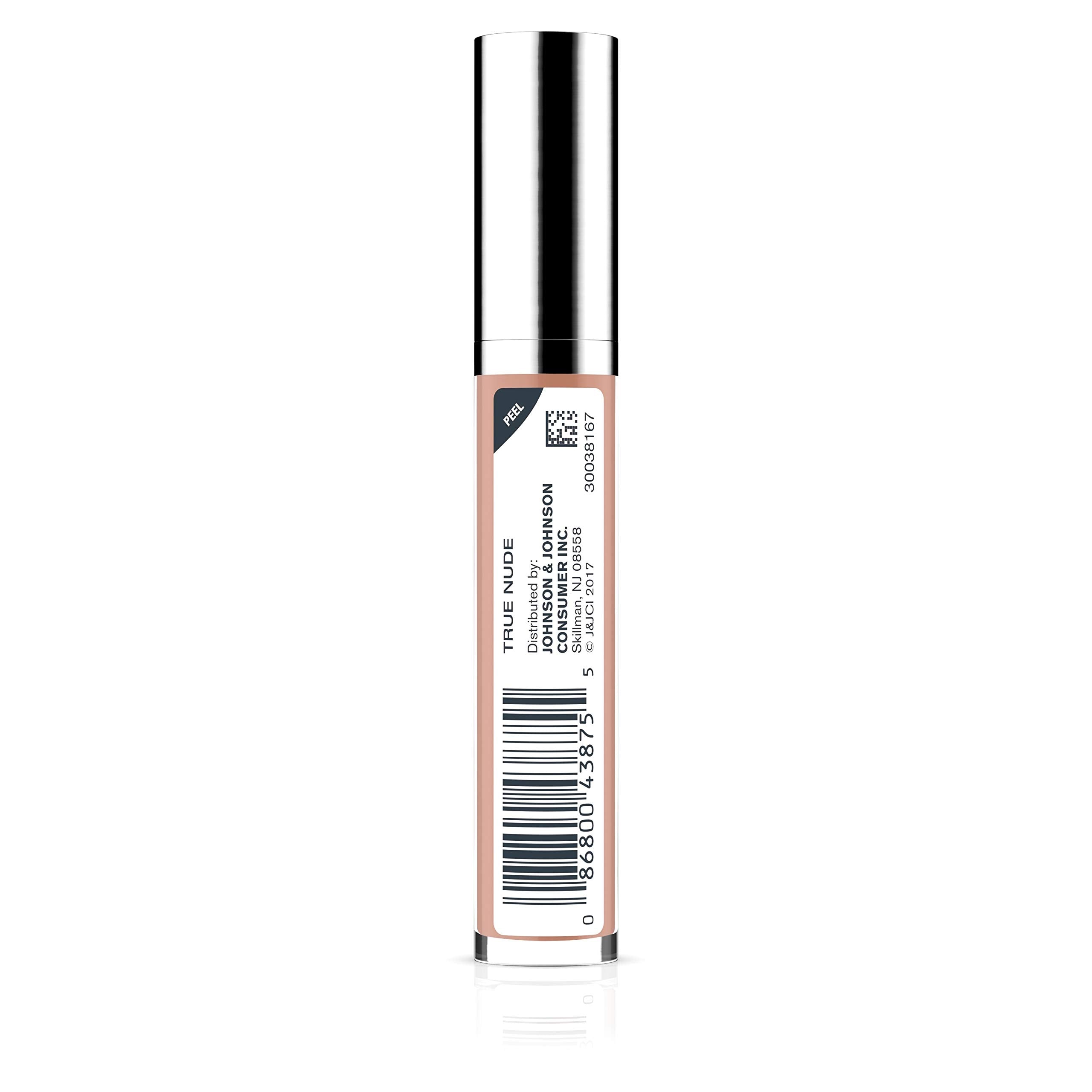 Neutrogena Hydro Boost Moisturizing Lip Gloss, Hydrating Non-Stick and Non-Drying Luminous Tinted Lip Shine with Hyaluronic Acid to Soften and Condition Lips, 15 True Nude Color, 0.10 oz
