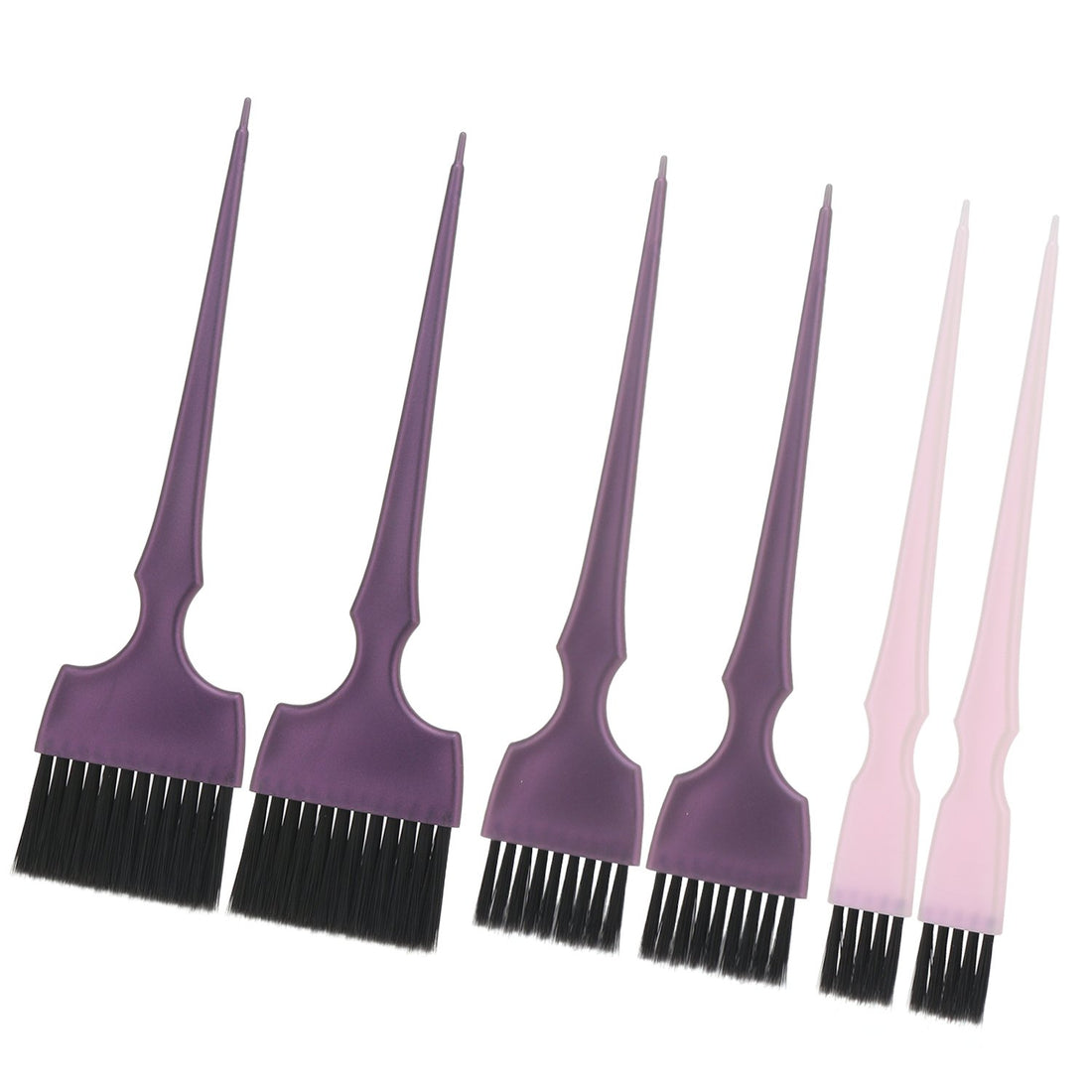 Segbeauty Hair Dye Brush, 6pcs Tint Brush Set Hair Color Brush, Professional Hairdressing Tinting Brush Color Applicator Brush, Hair Bleach Styling Brush for Hair Dyeing Balayage
