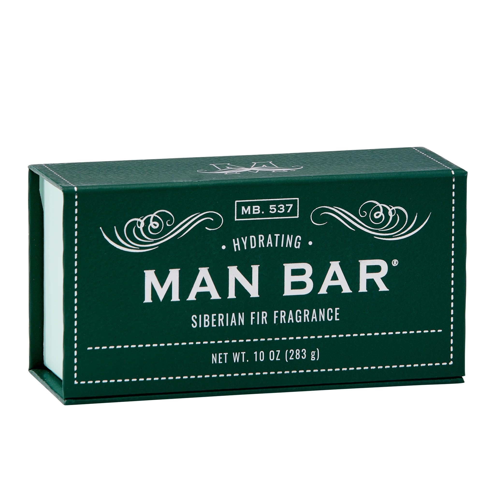 San Francisco Soap Company Hydrating Man Bar, Green, Siberian Fir, 10 Oz