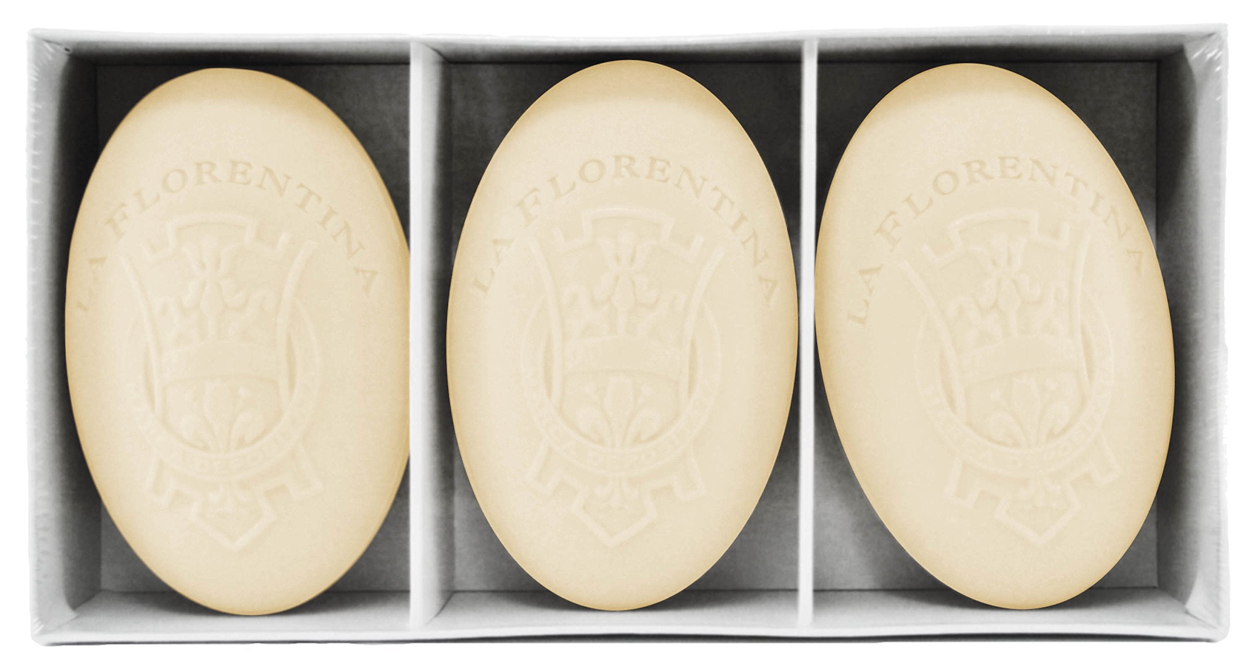 La Florentina: Limone Lavanda Bar Soaps, Lemon Lavender Scent, Bellosguardo Collection - Pack of 3 Soaps, 5.3 Ounces (150g) Each, Gift Box [ Italian Import ]