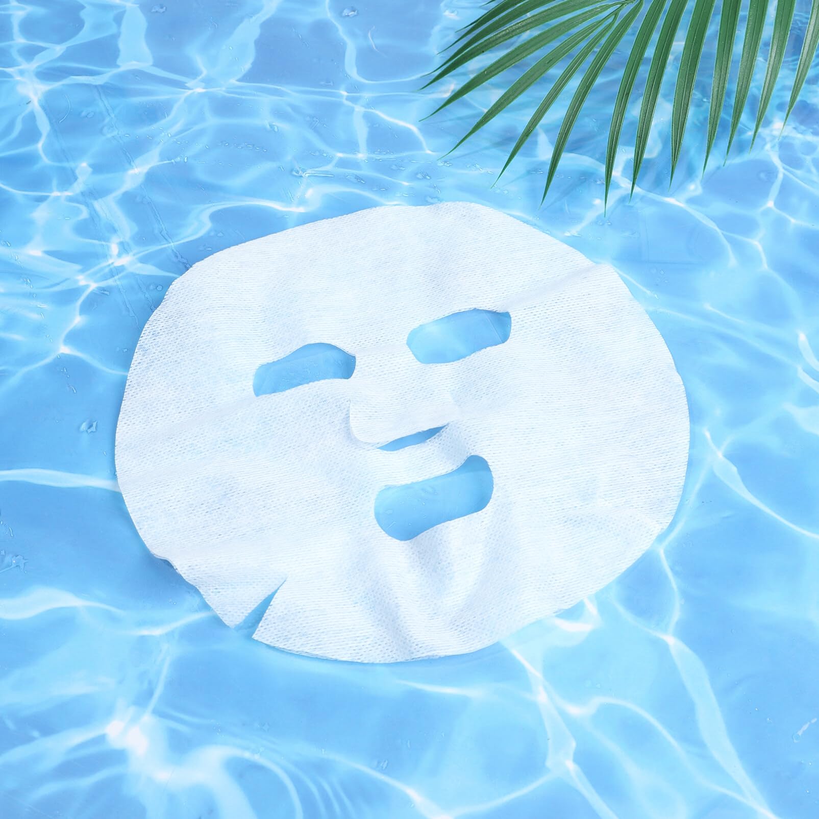 Frcolor 100 Pcs Enlarged Cotton Facial Mask Sheets DIY Cosmetic Face Skin Care Mask