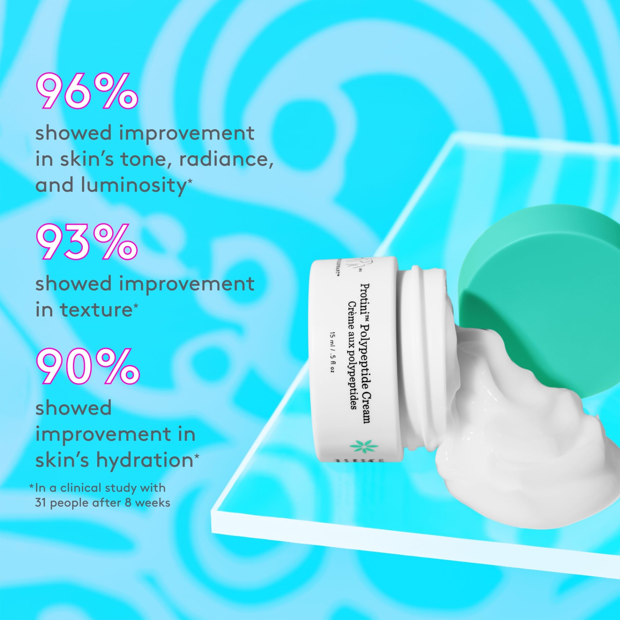 Drunk Elephant Tour de Force Travel Kit - Beste No.9 Jelly Cleanser (30ml/1 fl oz), Protini Polypeptide Cream (15 ml/0.5 fl oz) - Clean Clinical Skincare - Holiday Gift Set