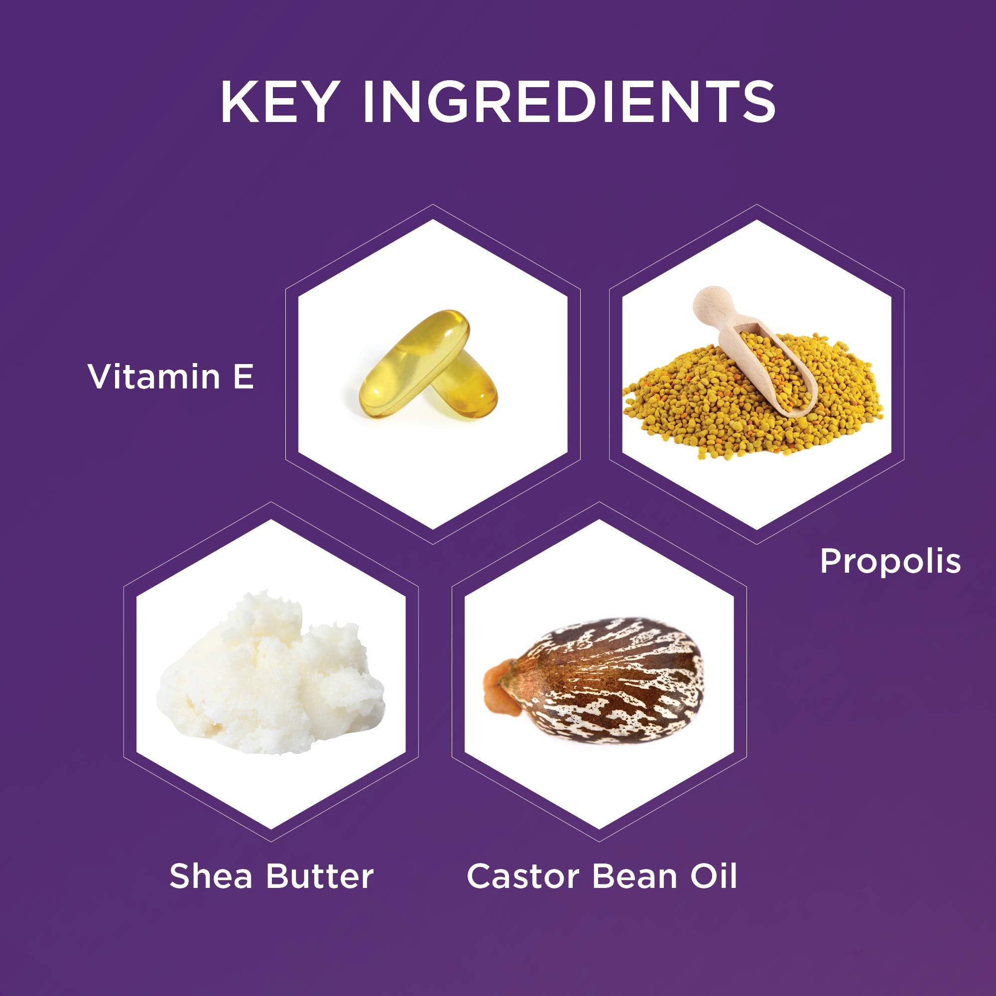 Hey Honey Besame Mucho Shea Butter and Propolis Lip Balm, 0.5 oz