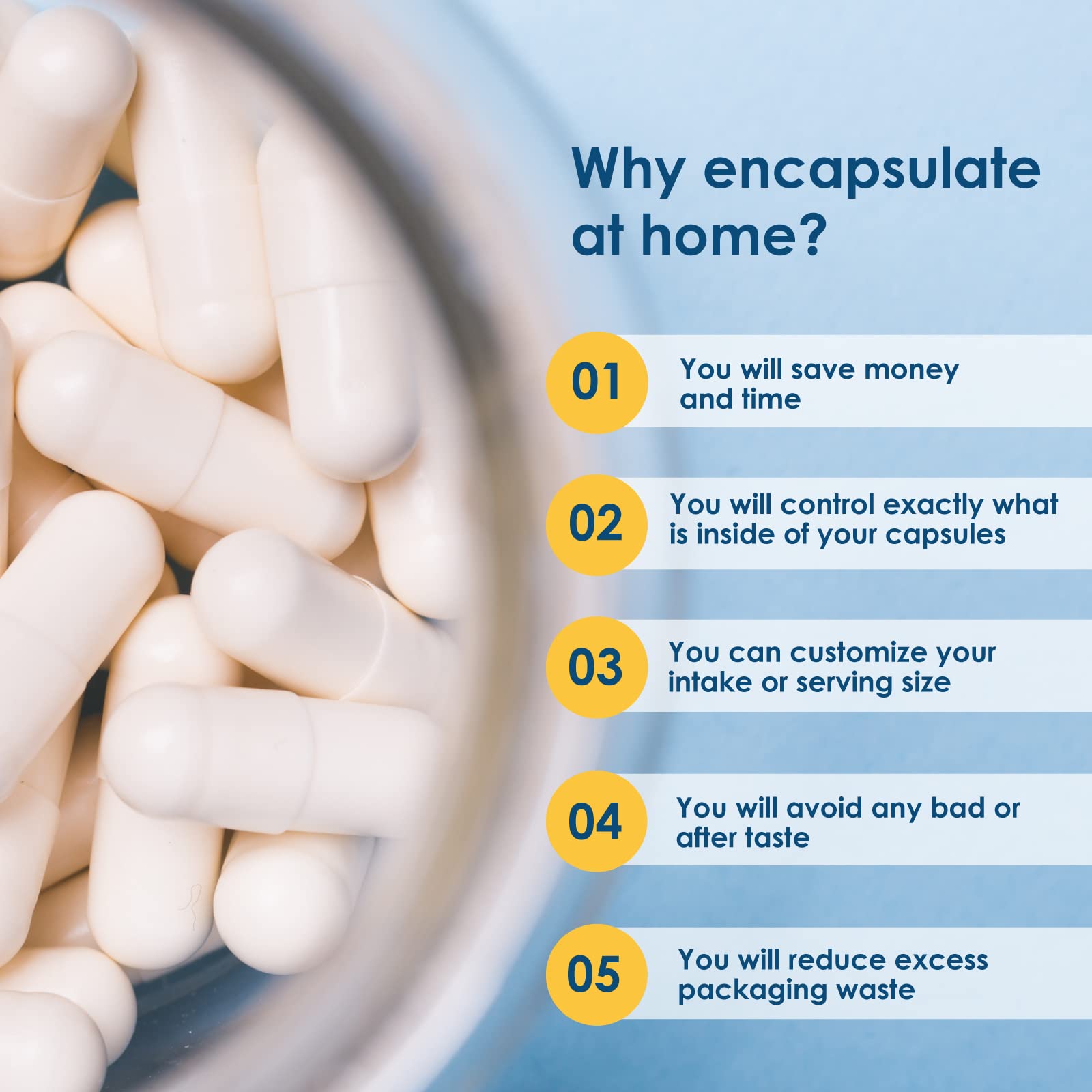 Capsuline Size 000 Gelatin Empty Capsules, 5000 Count, Empty Gel Pill Capsules, DIY Pure Bovine Pill Capsule Filling, Empty Caps, Kosher, Gluten Free and Non-GMO Certified, Clear