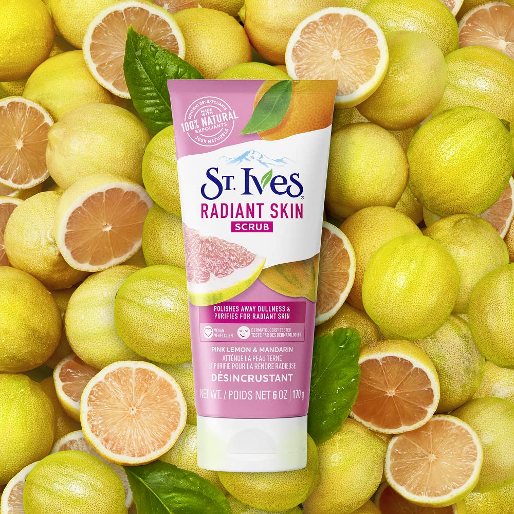 St Ives 150ml Radiant Skin Pink Lemon & Orange Scrub (Packaging may vary)