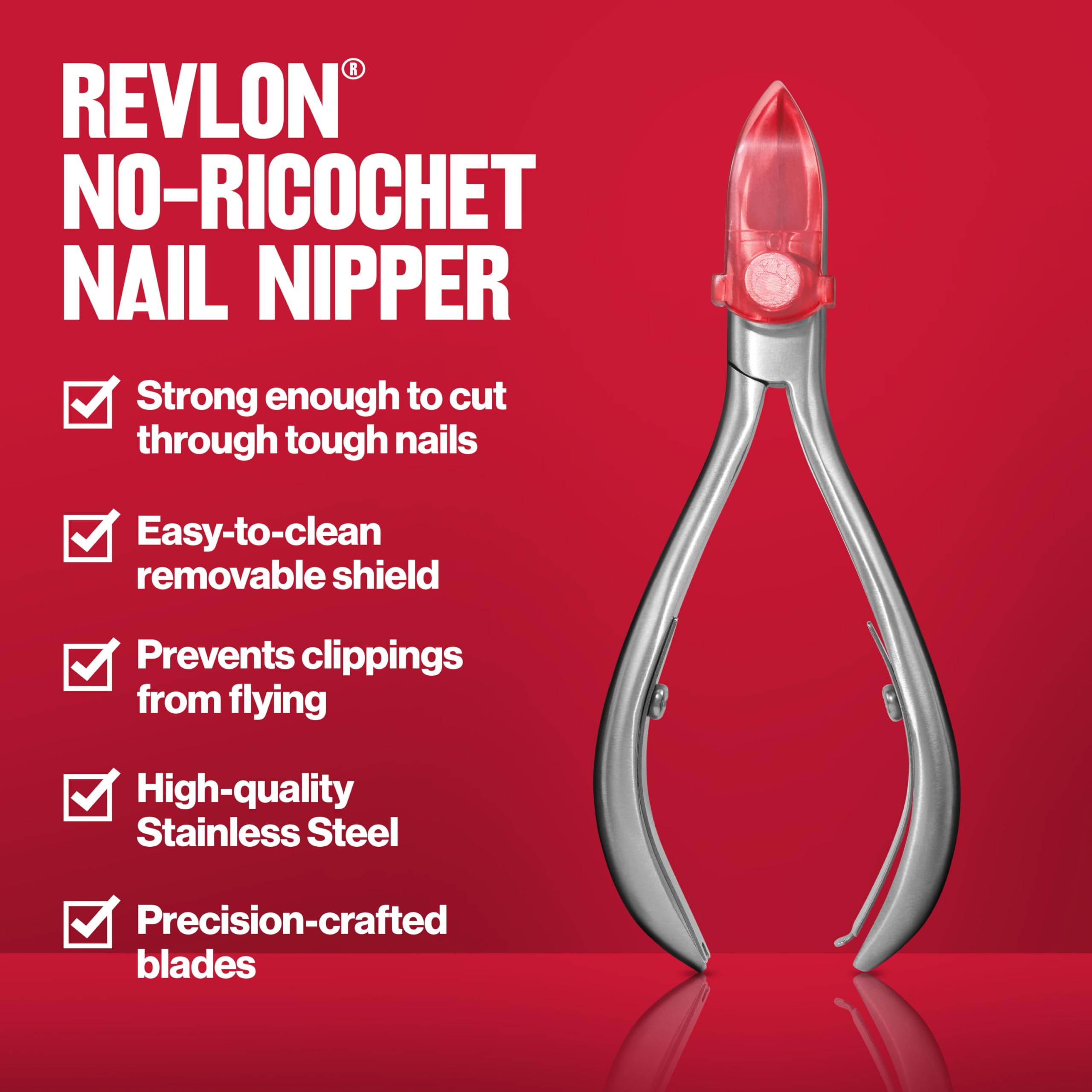 Revlon No-ricochet Nail Nipper, 1 count