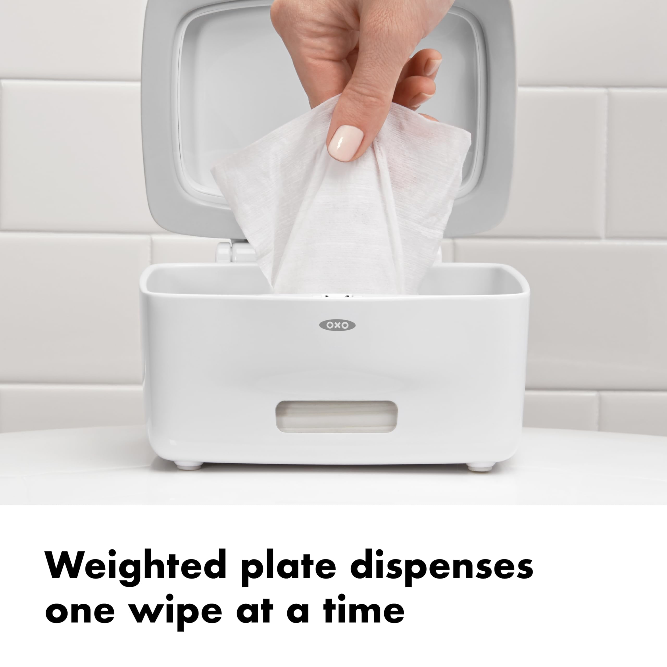 OXO Good Grips PerfectPull Wipes Dispenser 6 L x 5 W x 3.2 H