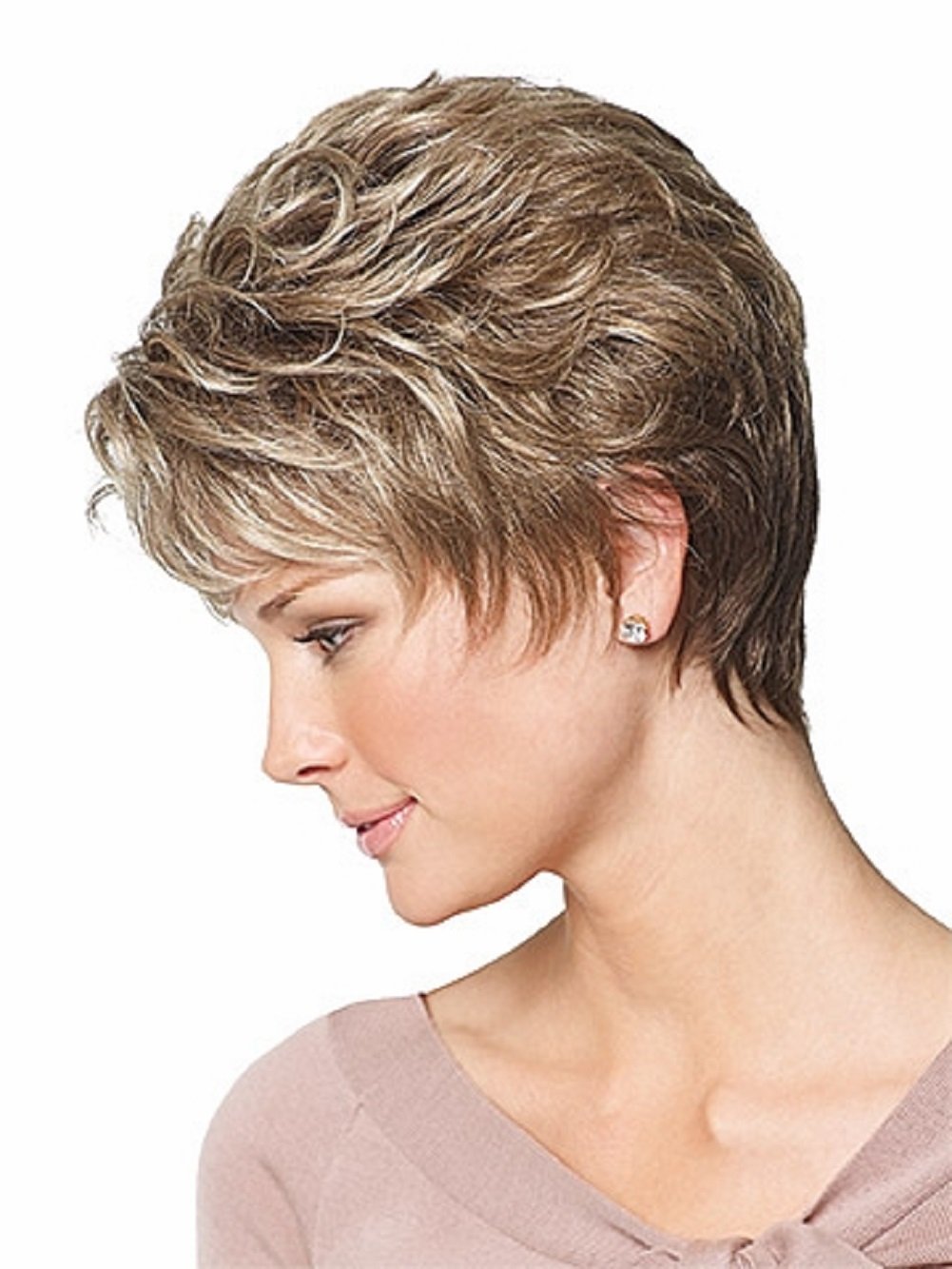 Hairdo Gabor Acclaim Short Layered Petite Size Comfort Cap Wig, Sugared Smoke
