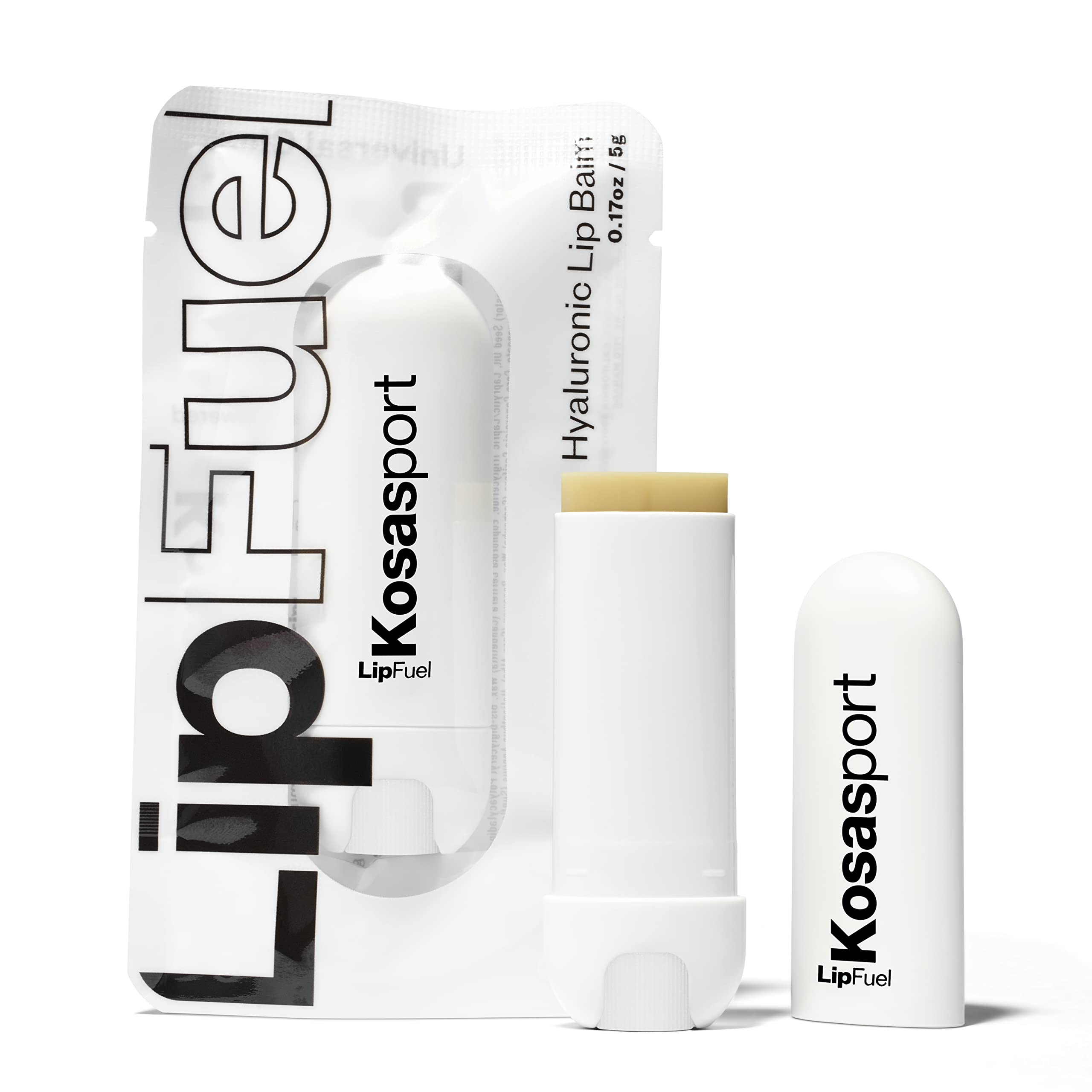 Kosas LipFuel Baseline Universal Clear Hyaluronic Lip Balm 0.17 oz Full Sized