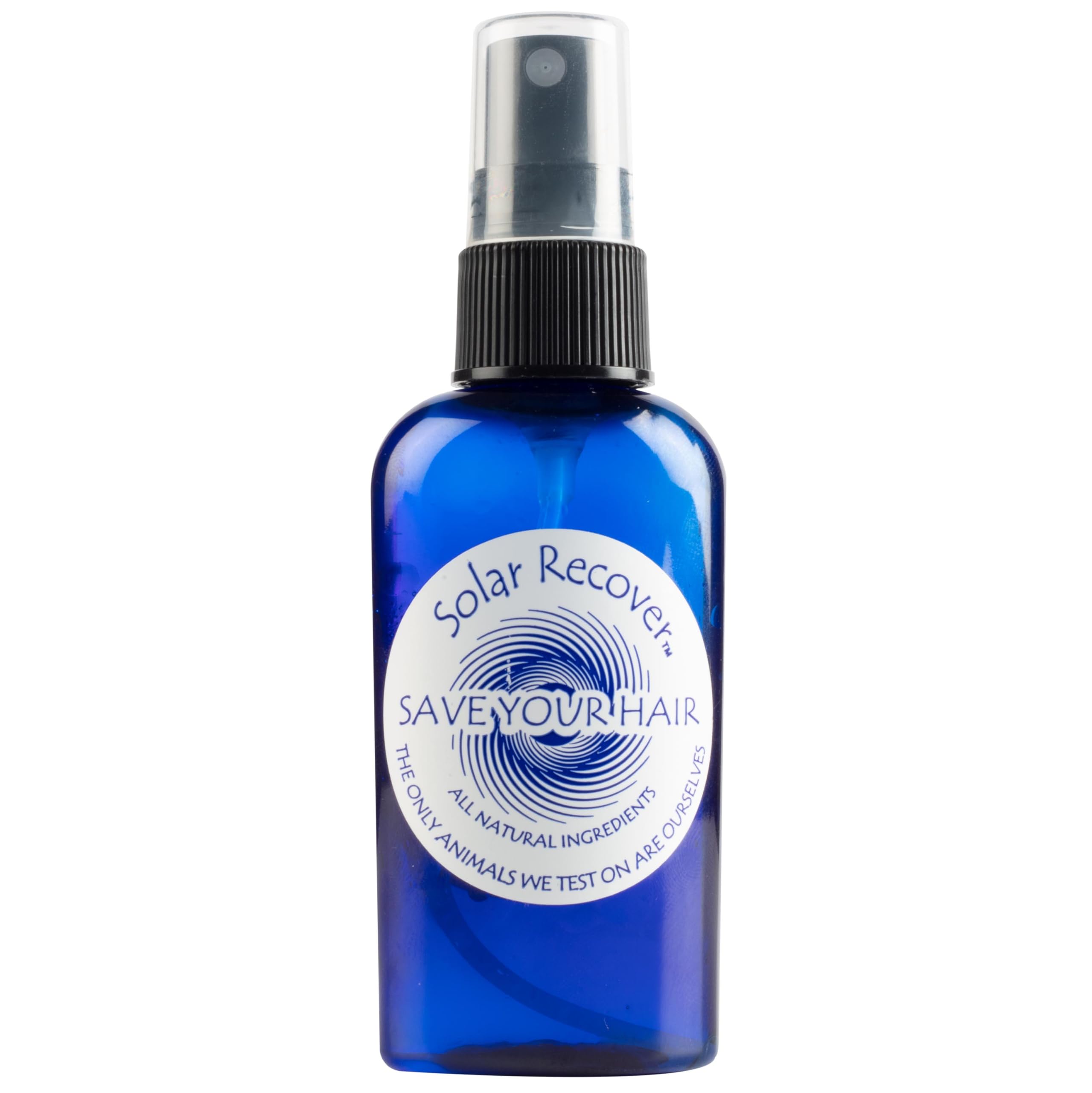 Solar Recover Detangler Spray & Leave In Conditioner Travel Size (2 Ounce) - Moisturizing Frizz Control Hair Care for Dry & Damaged Hair - All Natural Hair Treatment With Vitamin E & Coconut Oil