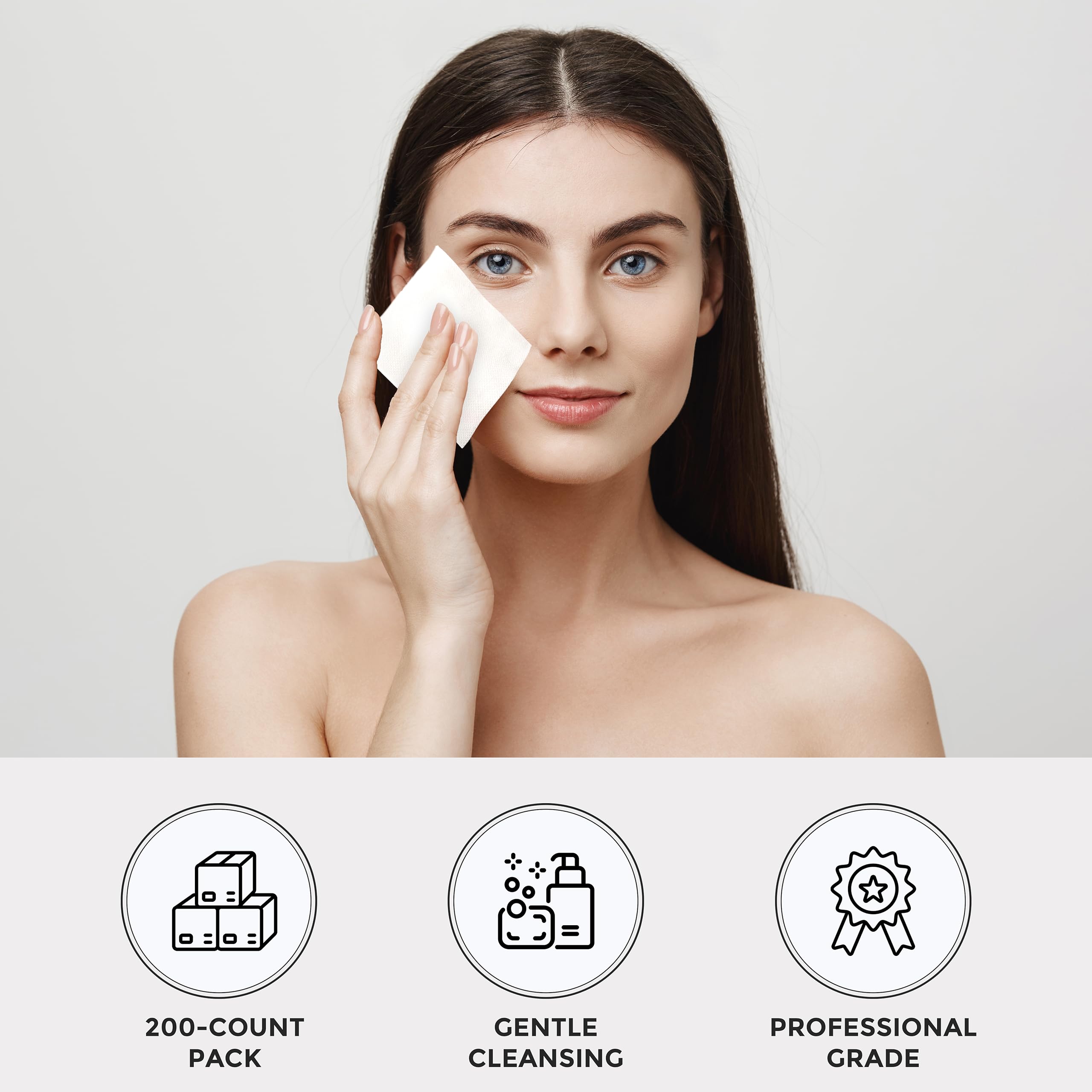 ForPro All-Purpose Lint-Free 4-Ply Esthetic Wipes - Non-Woven - For Salon and Spa Use- Soft, Strong and Durable- Latex-Free ââ‚¬â€œ Medical-Grade Fibers - 4ââ‚¬Â x 4ââ‚¬Â - 200-Count