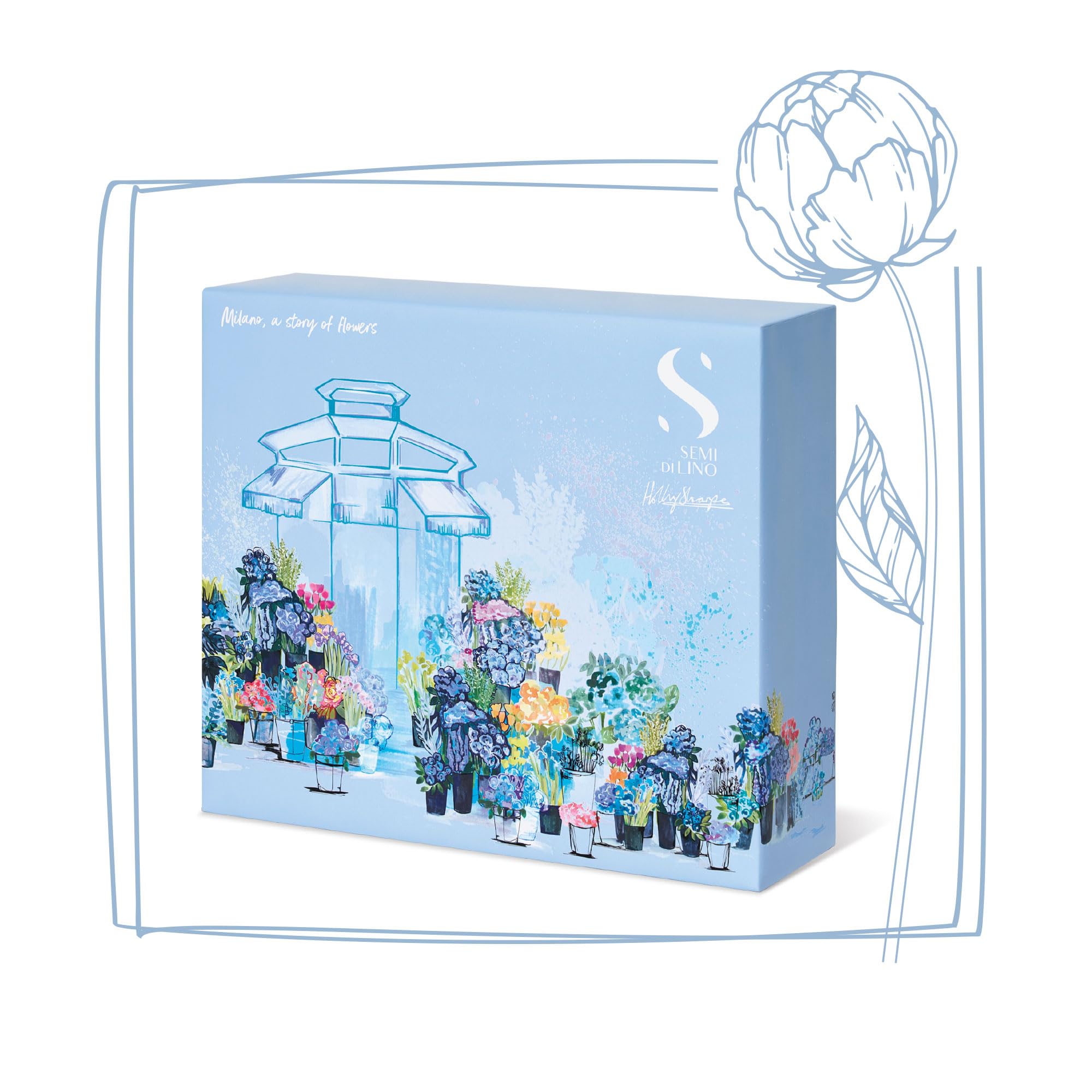 Alfaparf Milano Semi di Lino Density Gift Set for Fine, Thin and Aging Hair - Sulfate Free Shampoo, Conditioner and Thickening Cream - Thickens, Replumps and Revitalizes Fine Hair