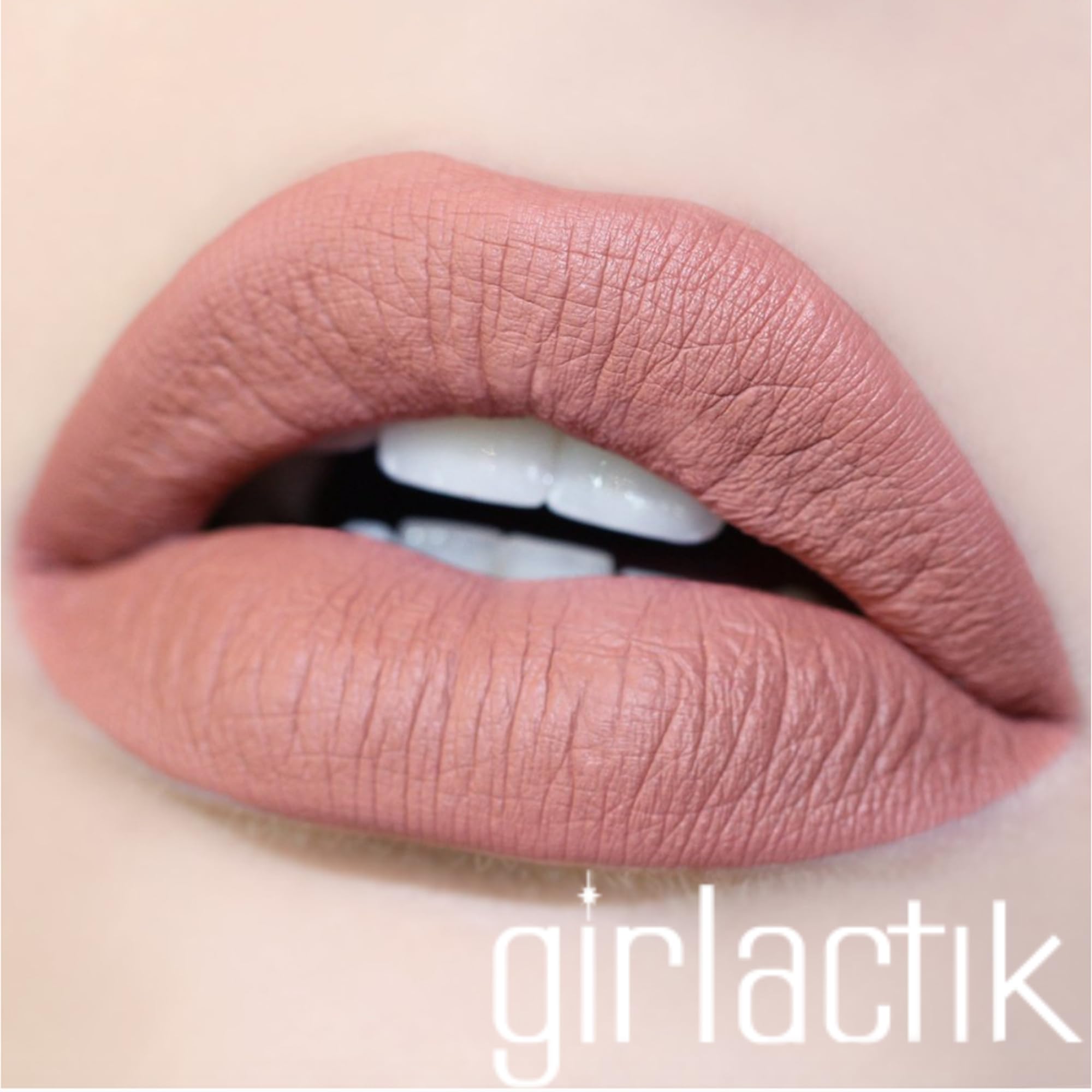 Girlactik Long Lasting Matte Lip Paint Liquid Lipstick (Bashful)