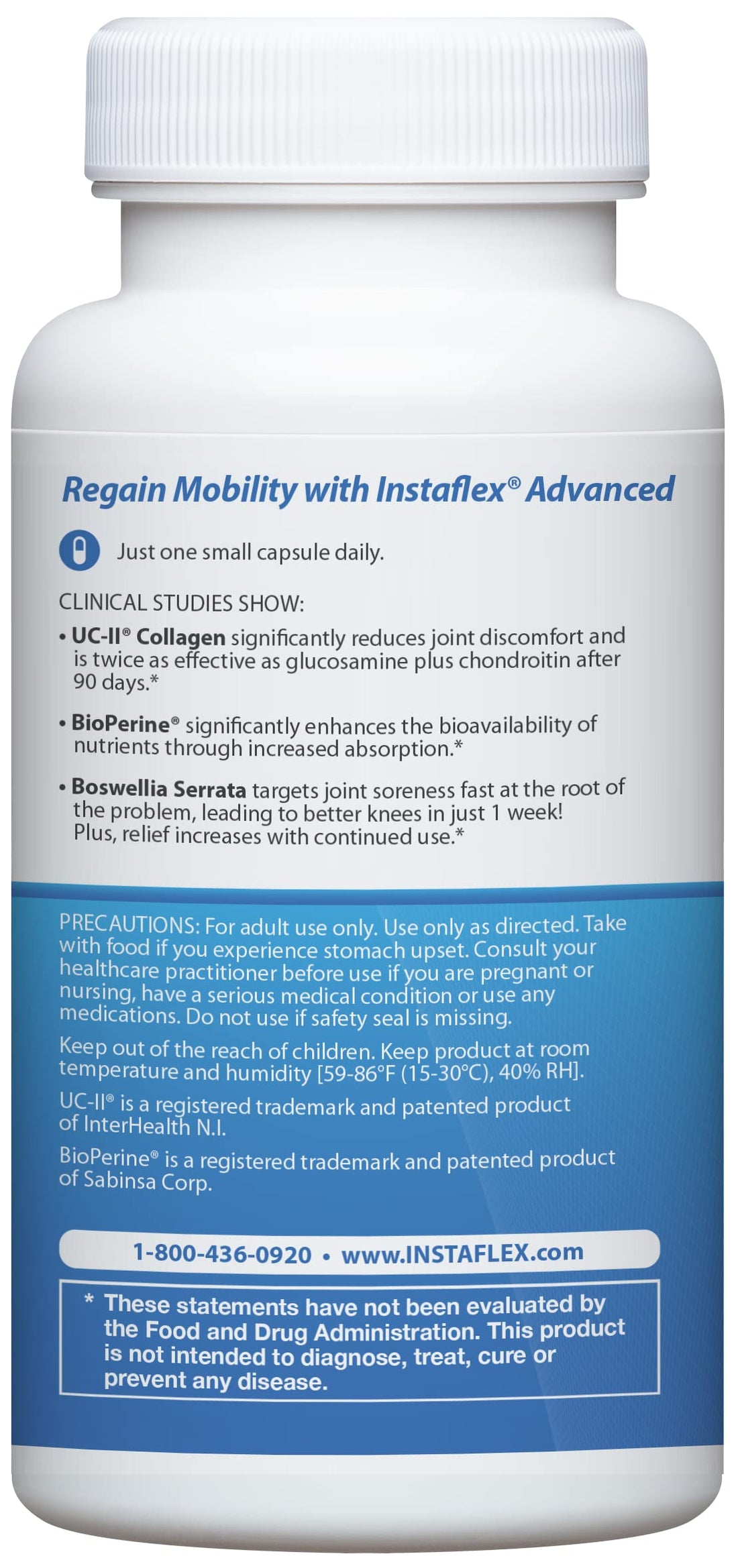 Instaflex Advanced Joint Support - Doctor Formulated Joint Relief Supplement, Featuring Collagen & 5 Other Joint Discomfort Fighting Ingredients - 14 Count